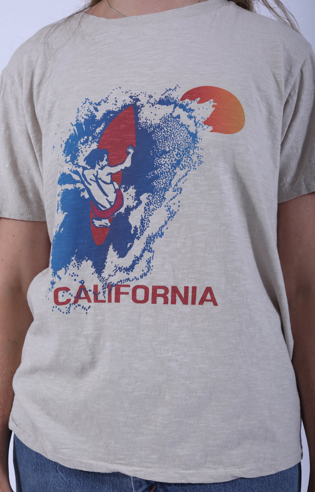 California Surf Graphic S/S Tee Oatmilk