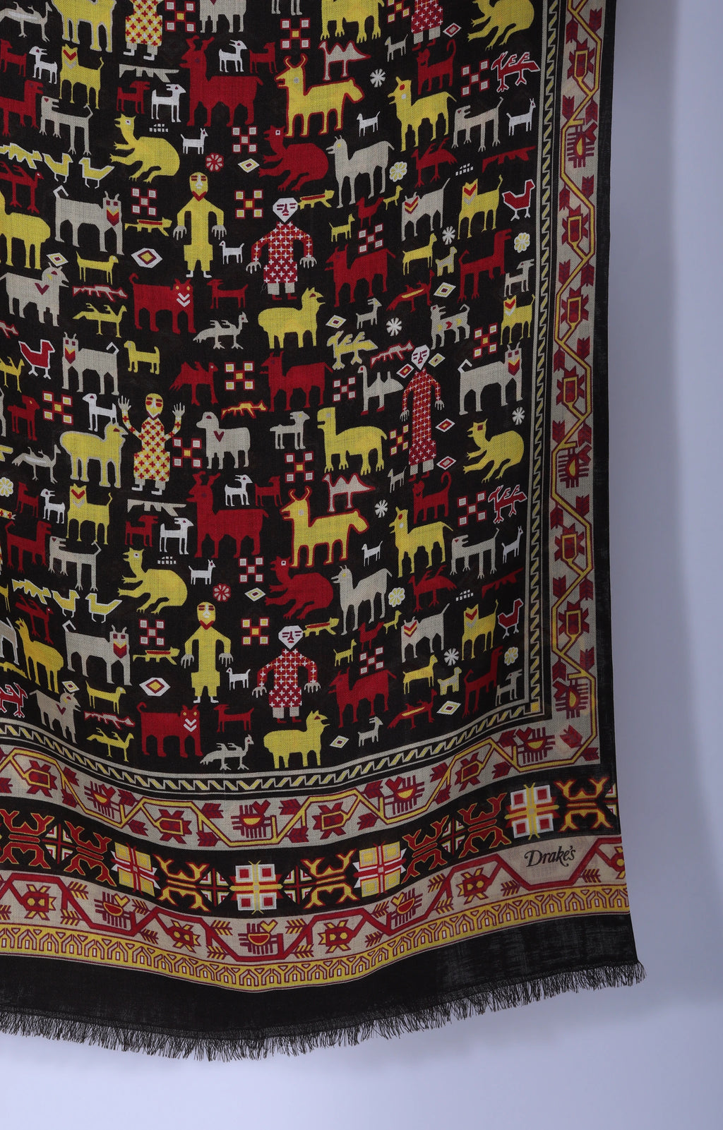 Artisan Printed Scarf Brown