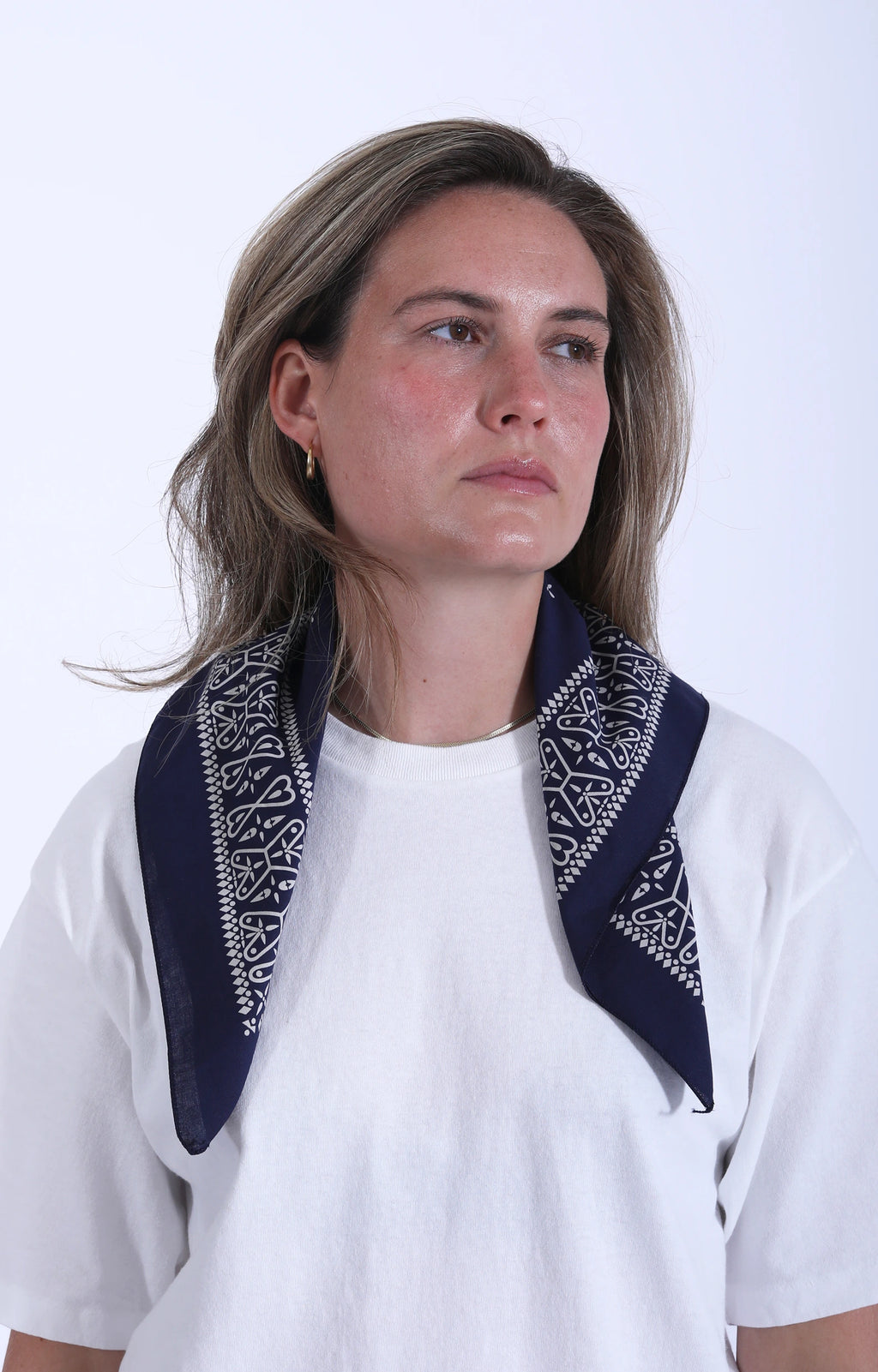 Bandana Cross Navy
