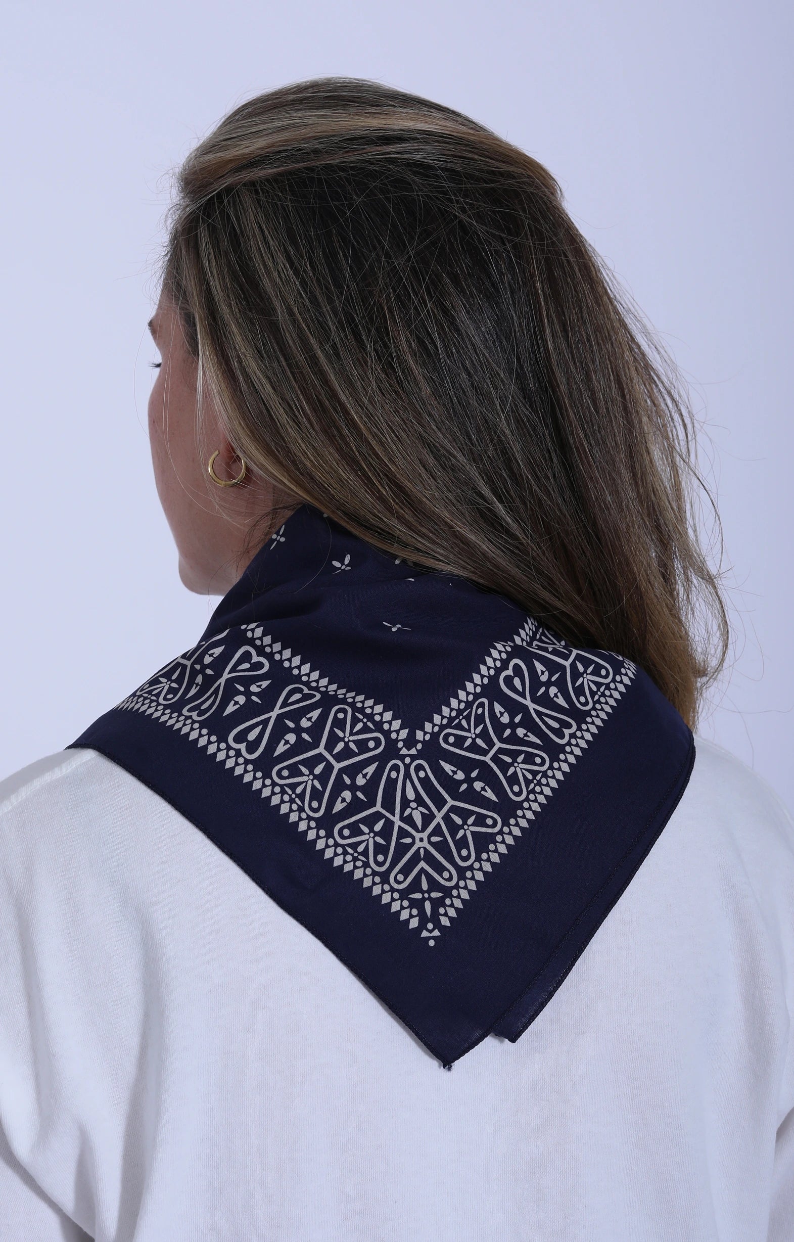 Bandana Cross Navy