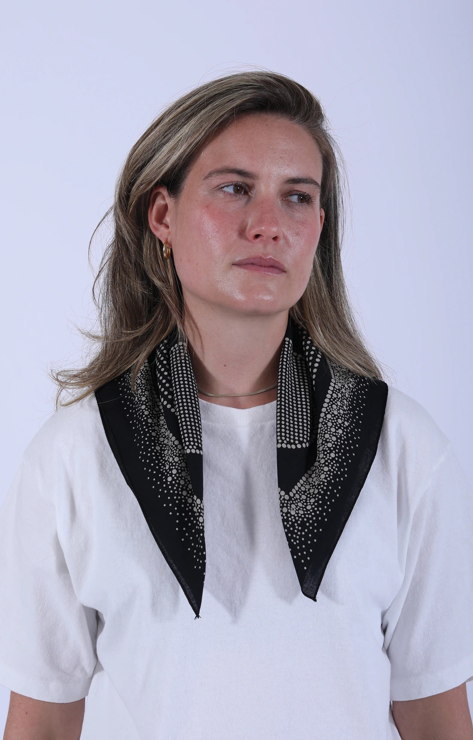 Bandana Dot Black