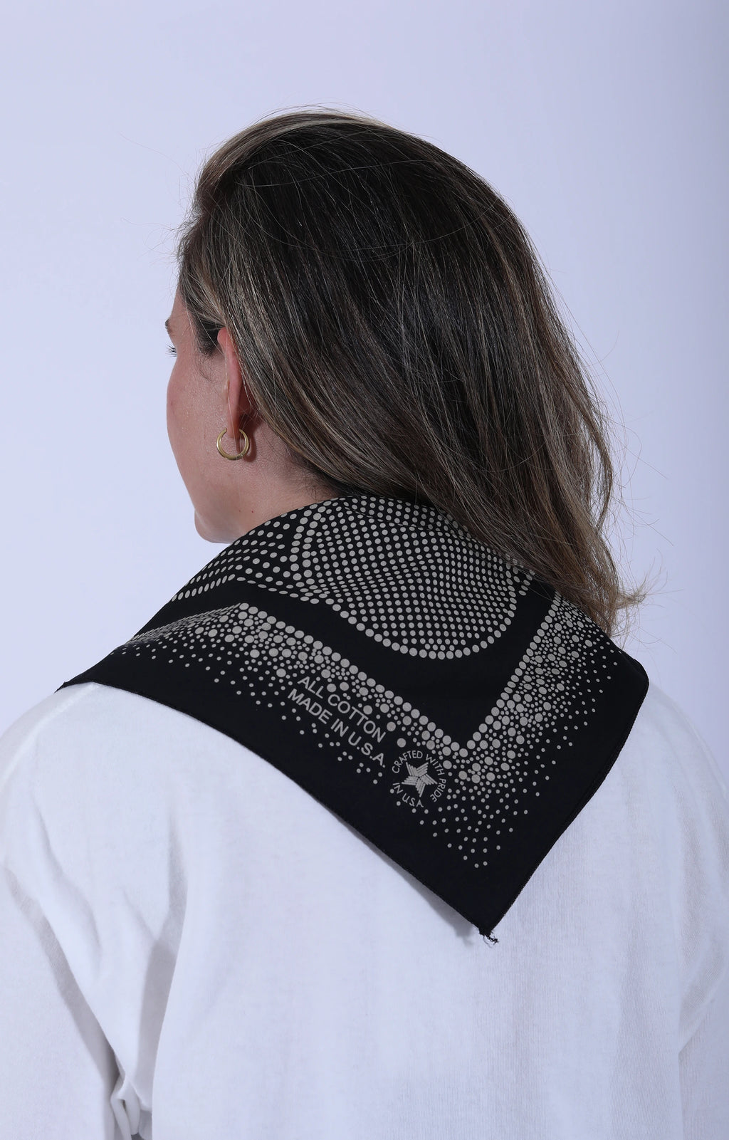 Bandana Dot Black