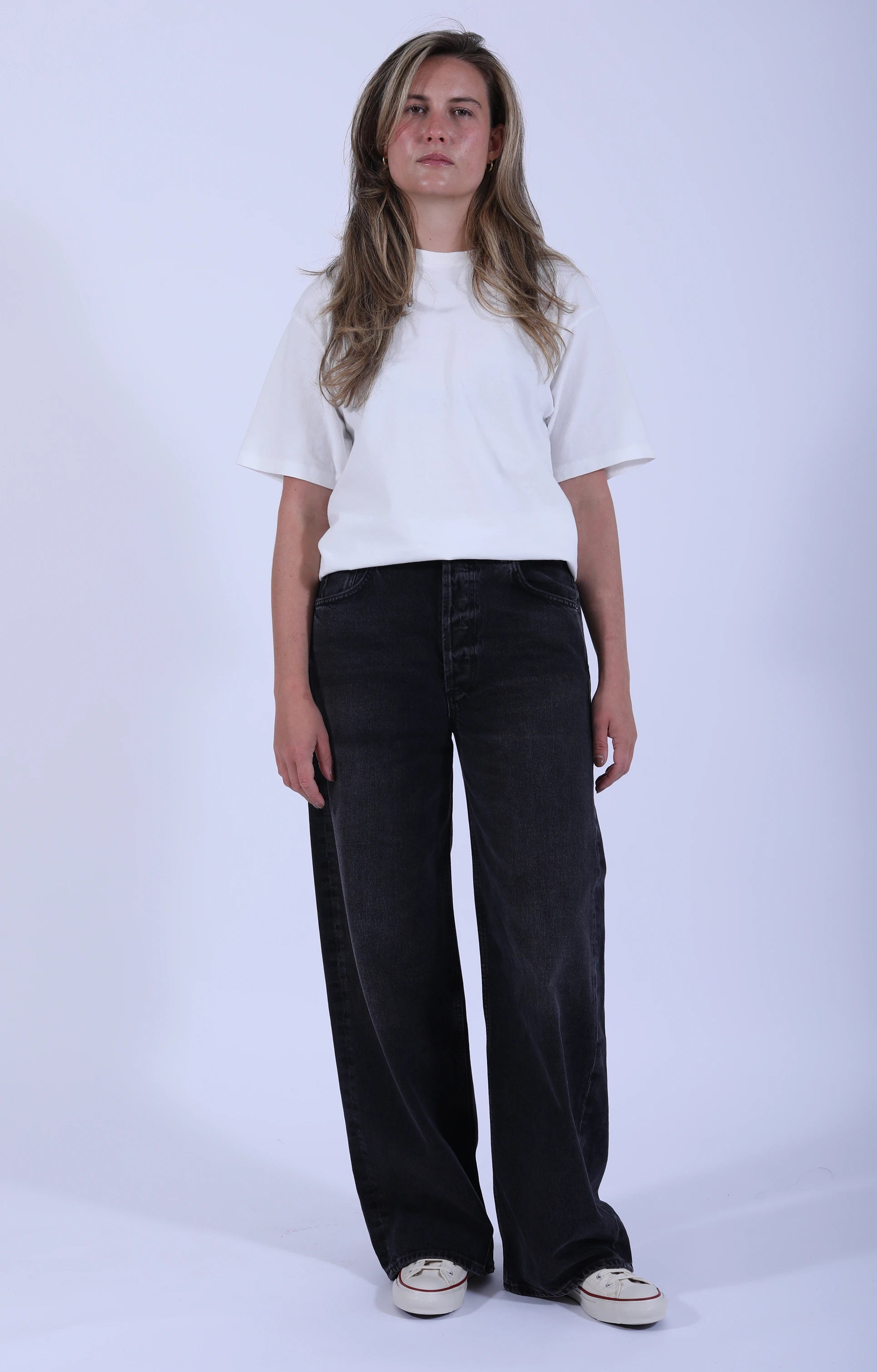 Ayla Baggy Jean Vintage Black