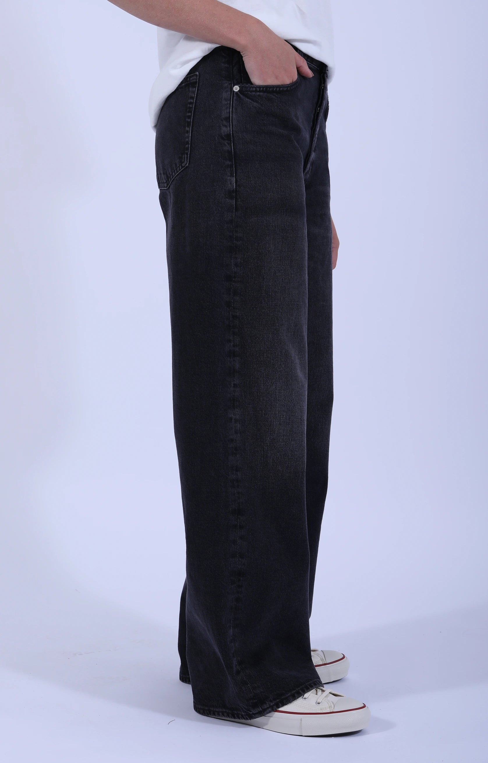 Ayla Baggy Jean Vintage Black