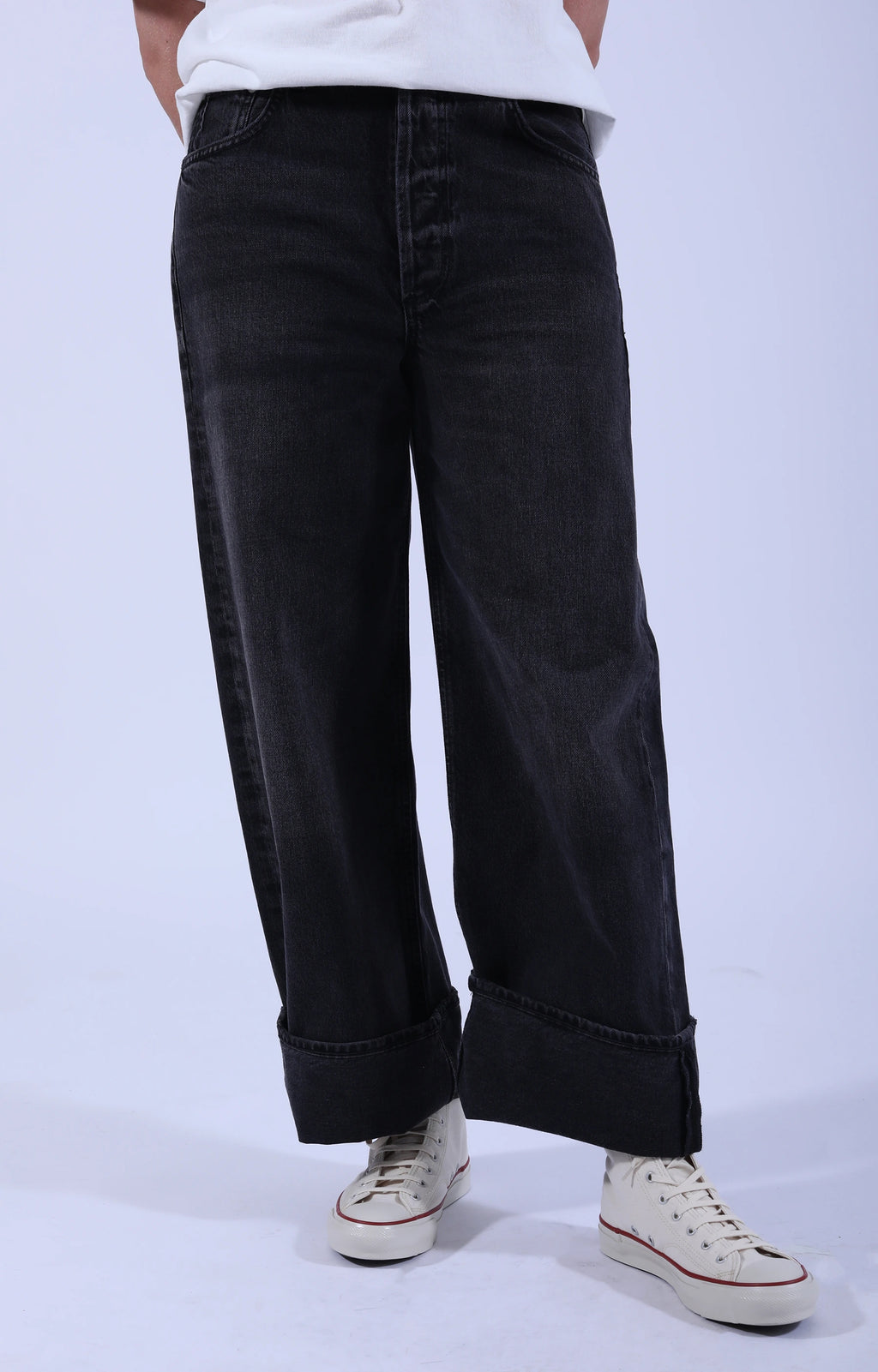 Ayla Baggy Jean Vintage Black