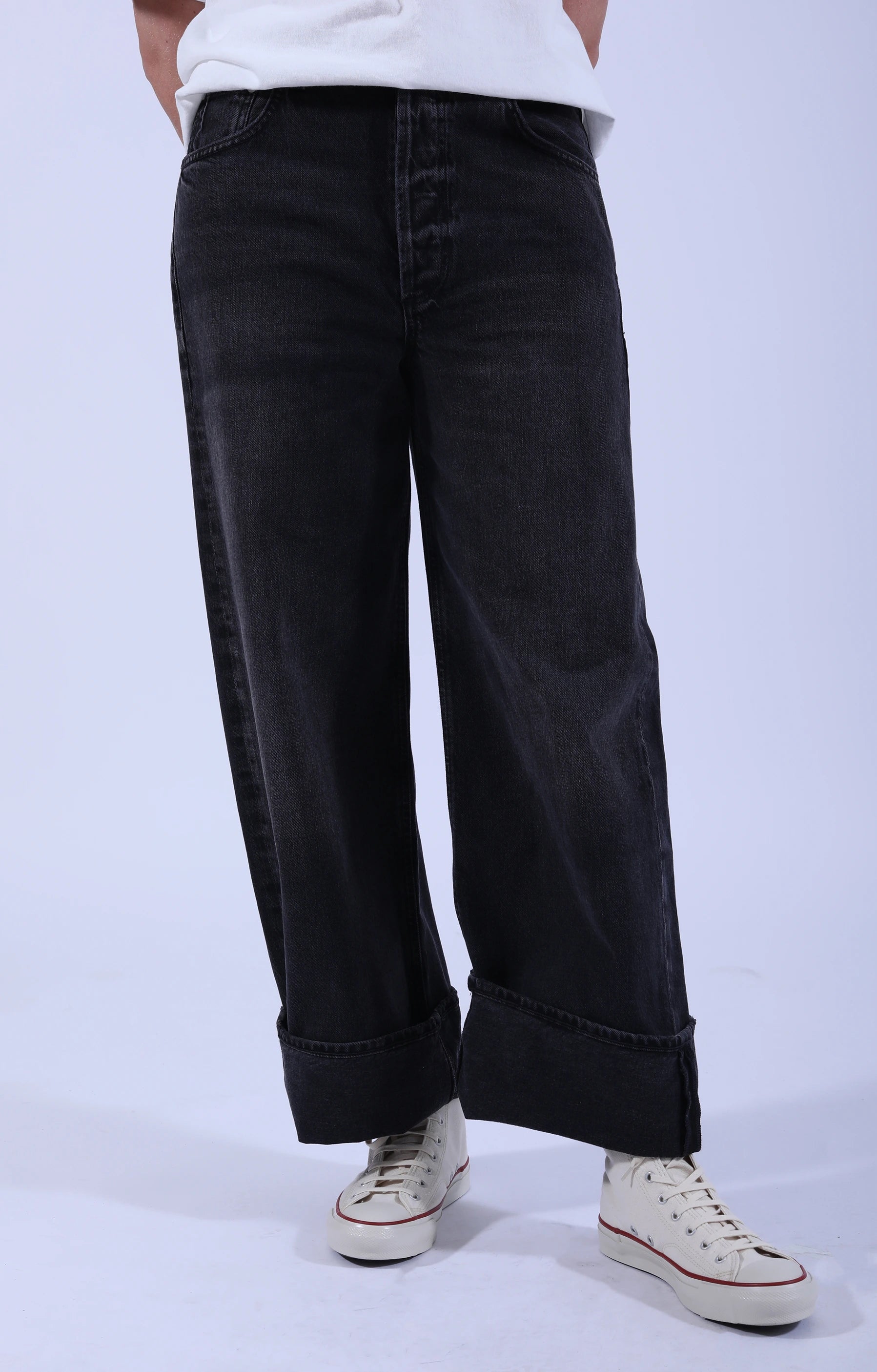 Ayla Baggy Jean Vintage Black