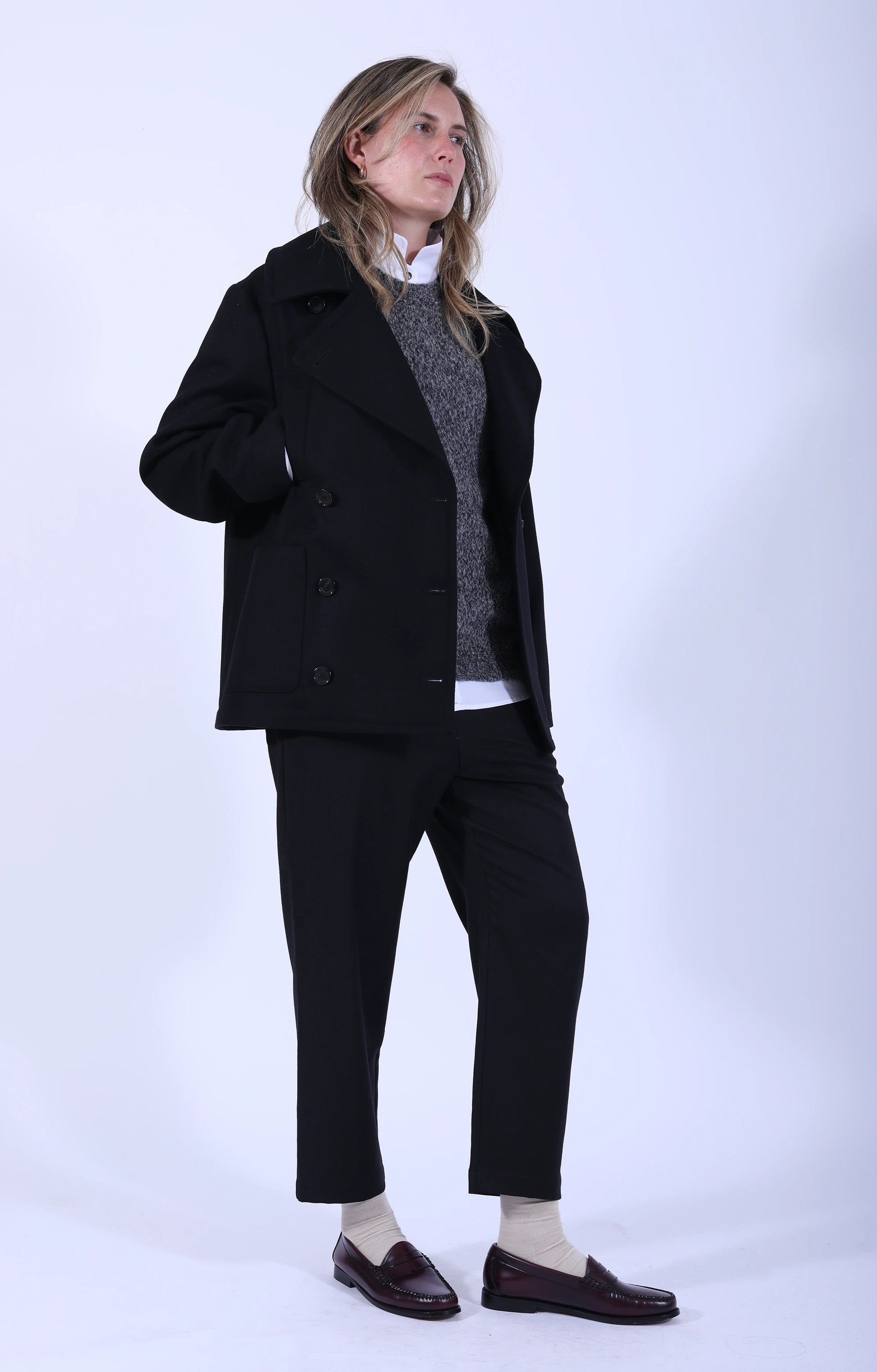 Knitwear Vest Tizio Granito