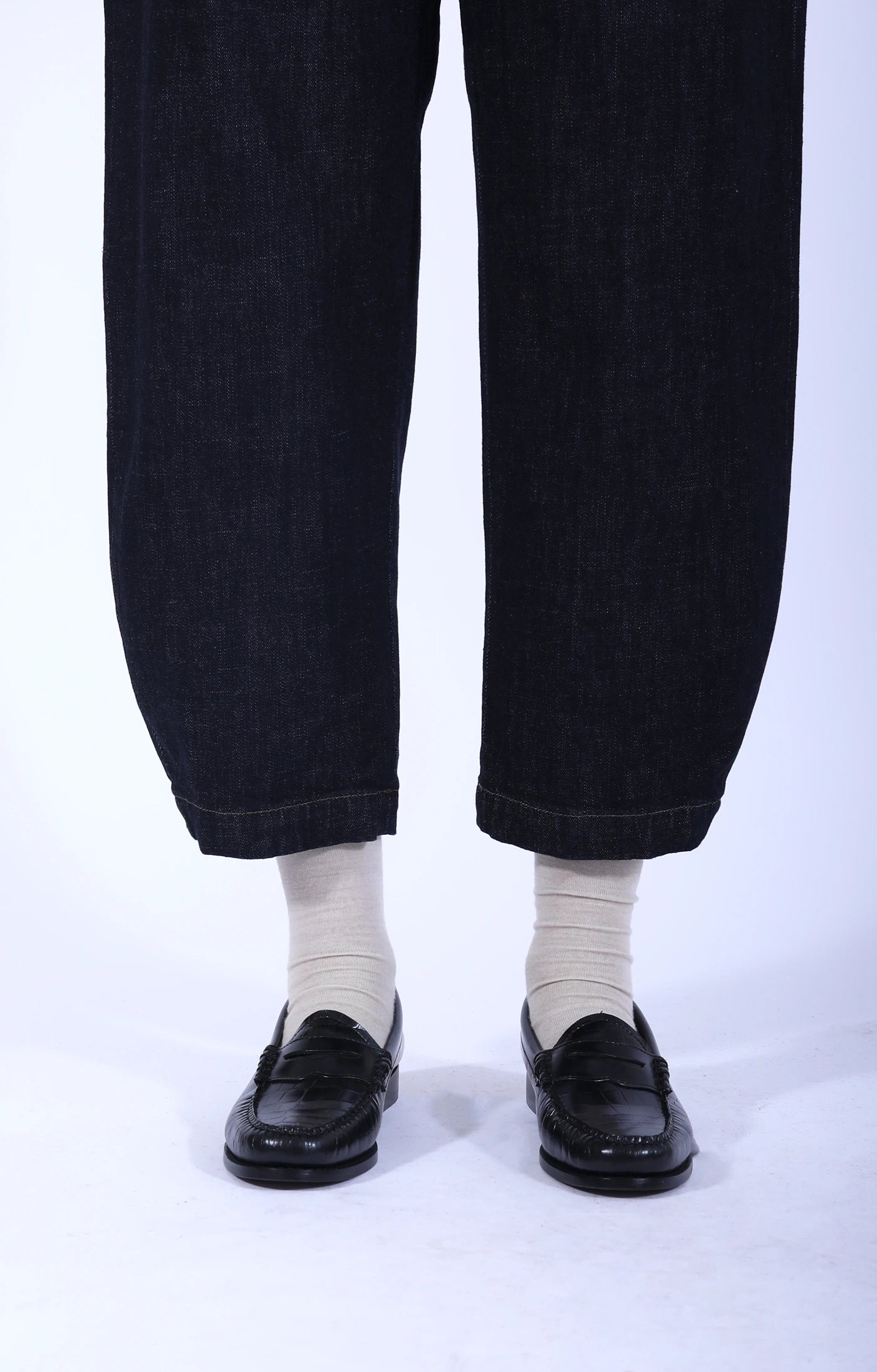 Weejun Penny Loafer Crocodile Black