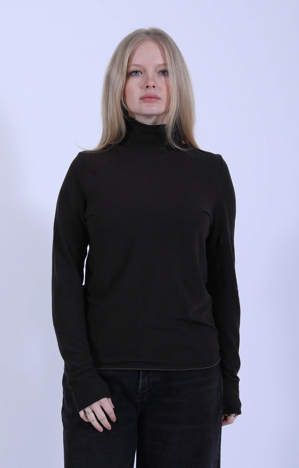 Gentle Turtleneck Dark Brown