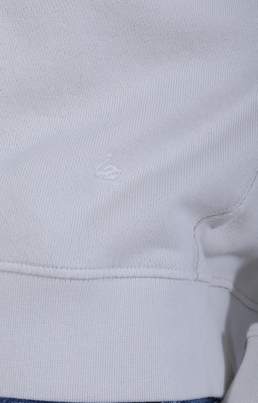 Cropped Retro (W) Half-Zip Sweat Cashew