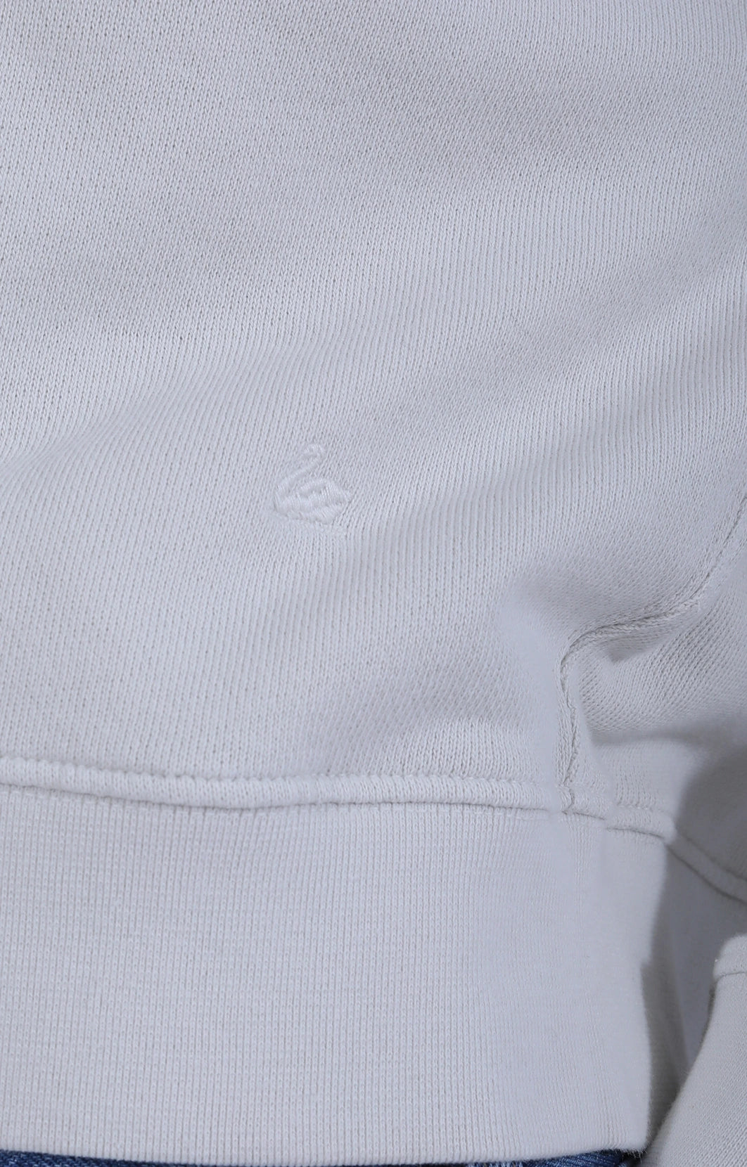 Cropped Retro (W) Half-Zip Sweat Cashew