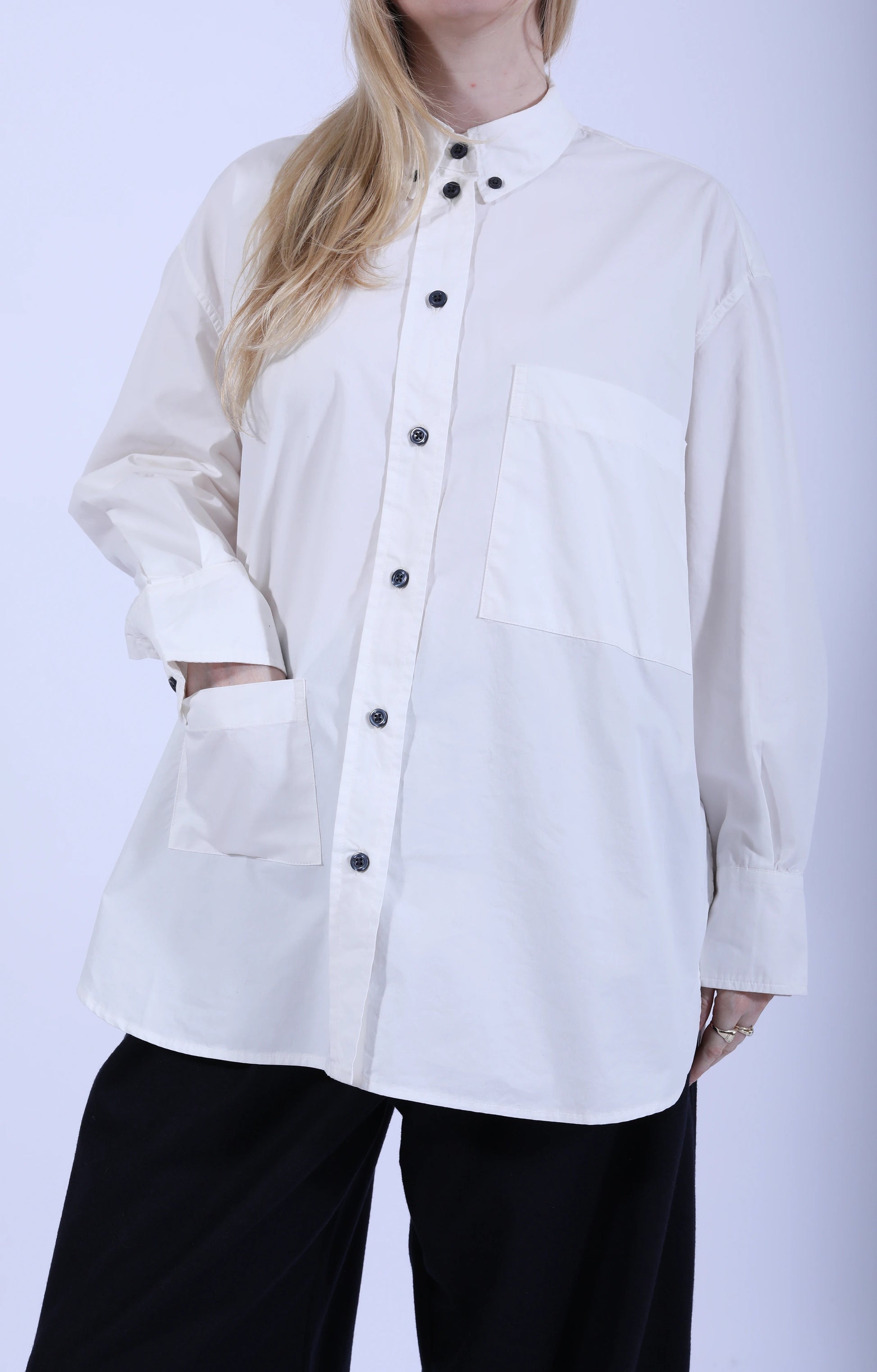 Icon Shirt Poplin Milk