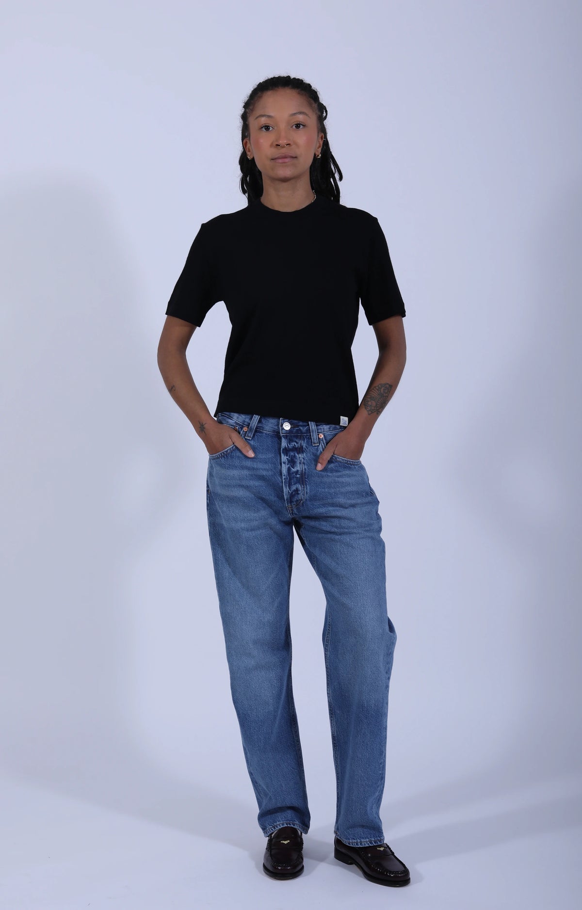 Merino Short Sleeve Women's T-Shirt Black