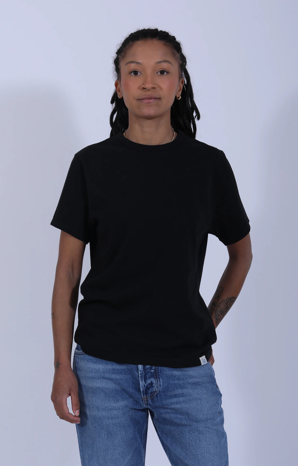 Classic Cotton Jersey T-Shirt Deep Black