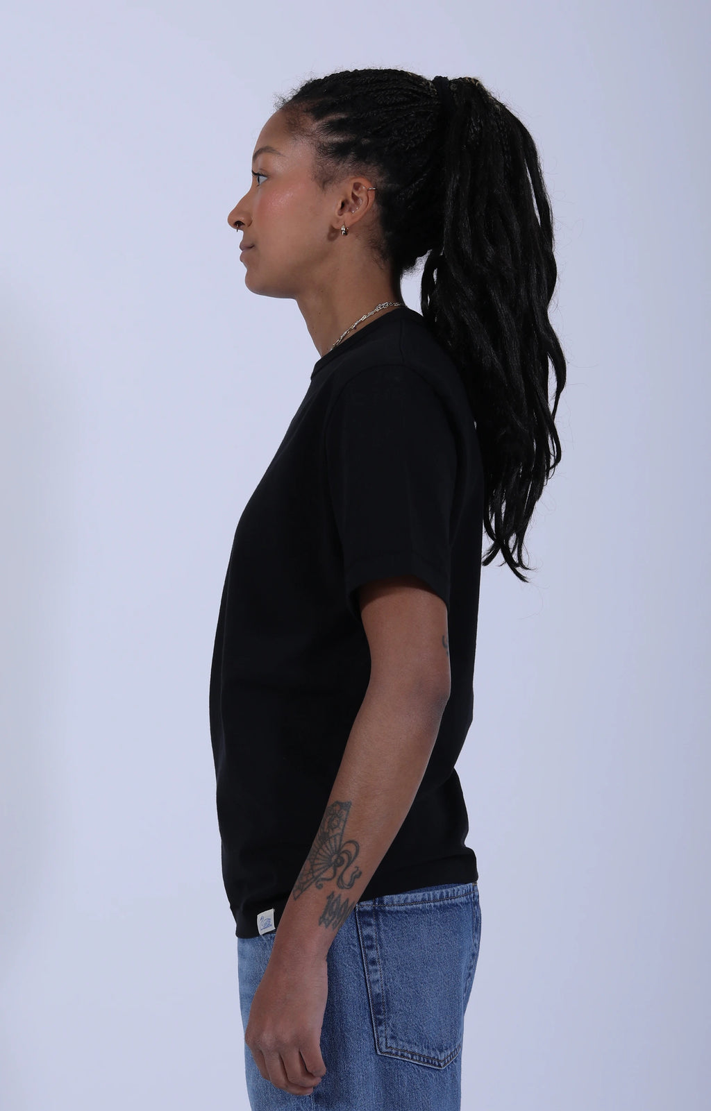 Classic Cotton Jersey T-Shirt Deep Black