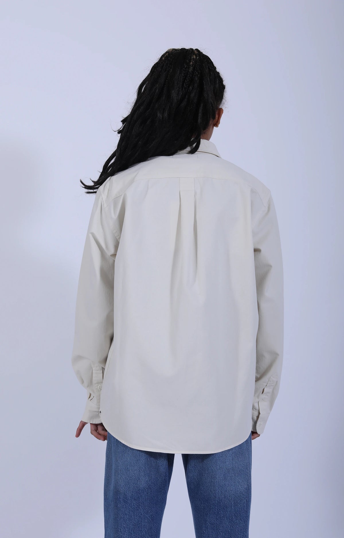 Herringbone Long Sleeve Shirt Nature