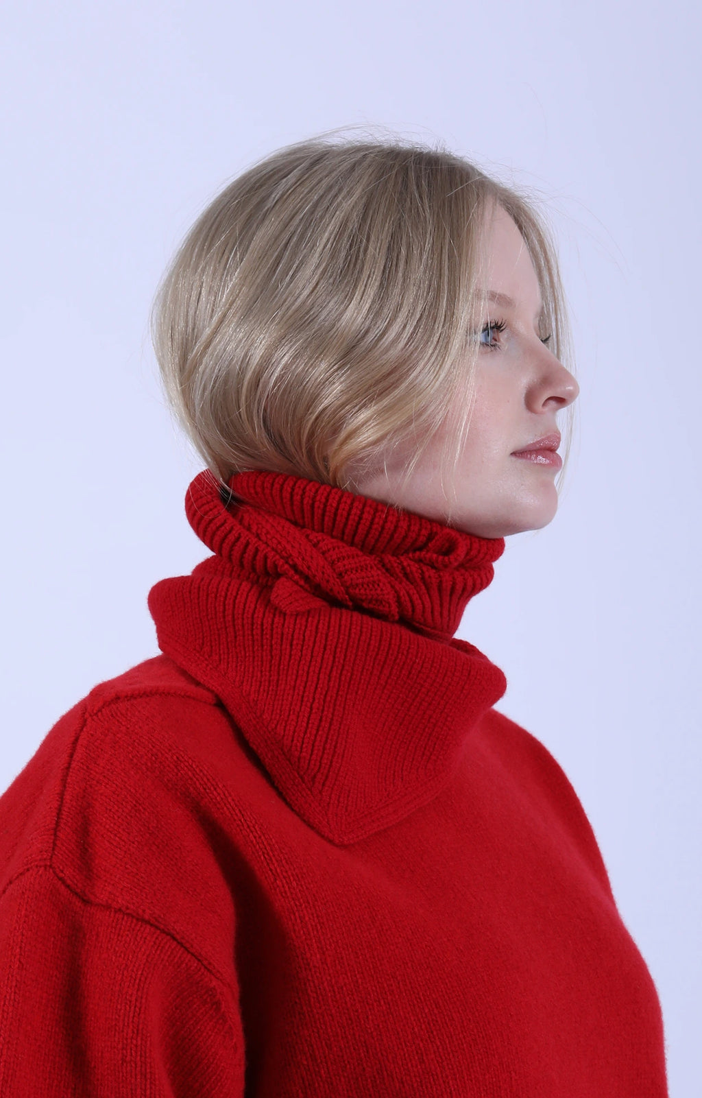 Pythagoras Triangle Scarf Crimson