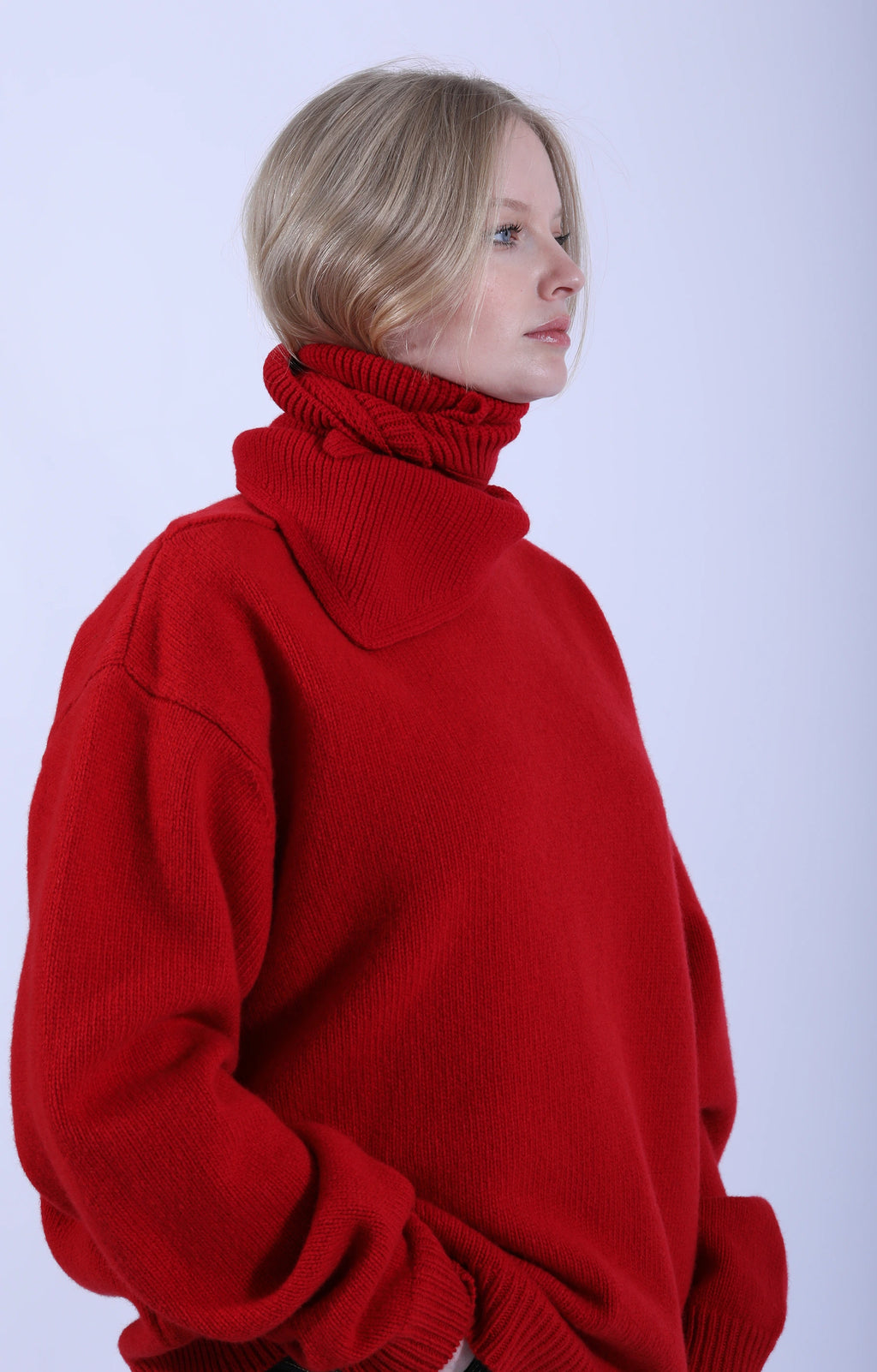 Pythagoras Triangle Scarf Crimson