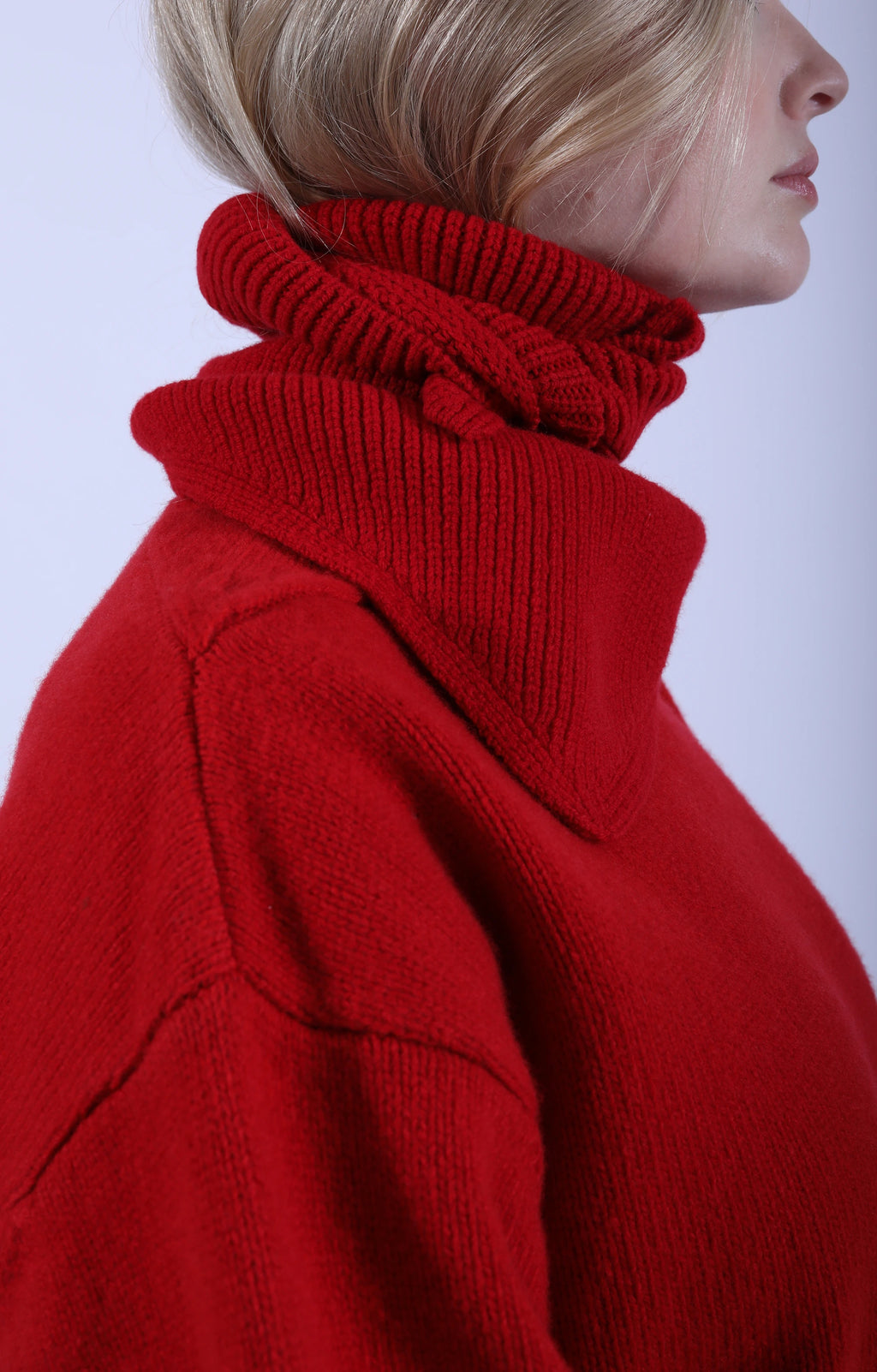 Pythagoras Triangle Scarf Crimson