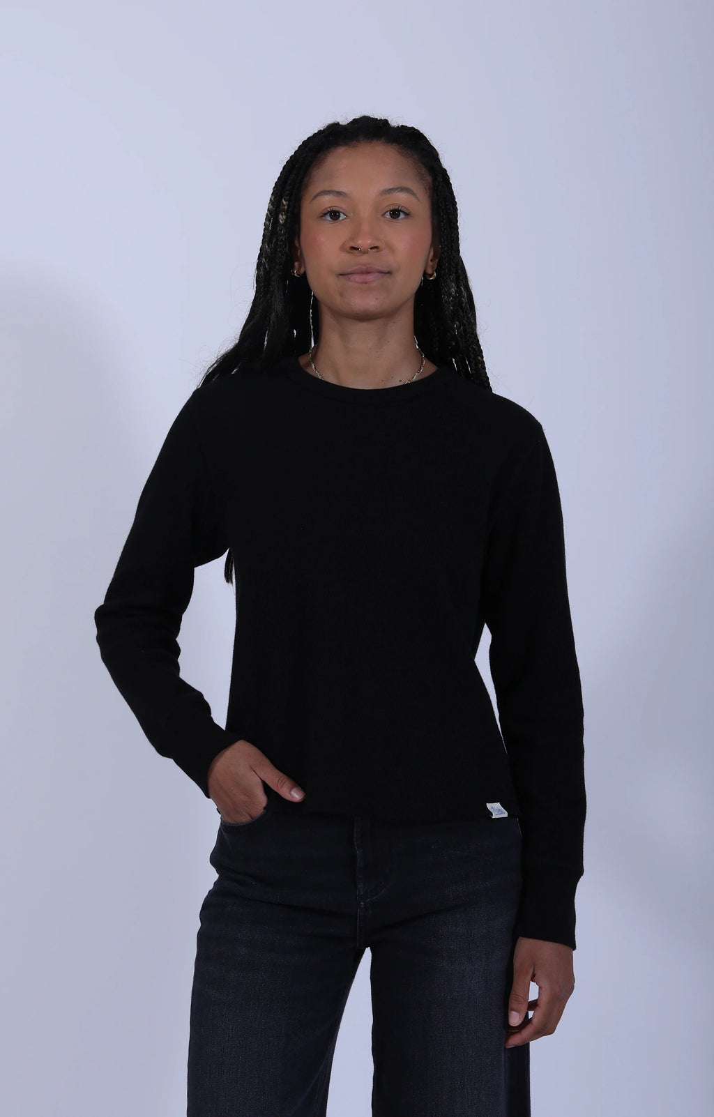 Women's Thermal LS Deep Black