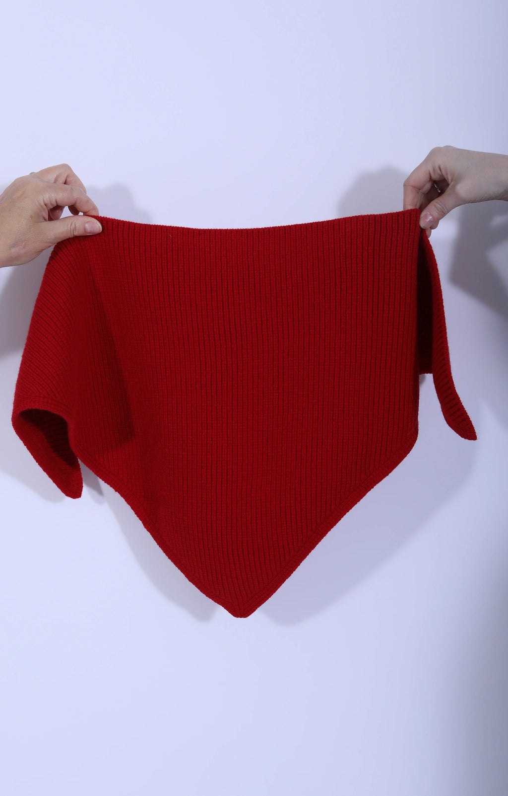 Pythagoras Triangle Scarf Crimson