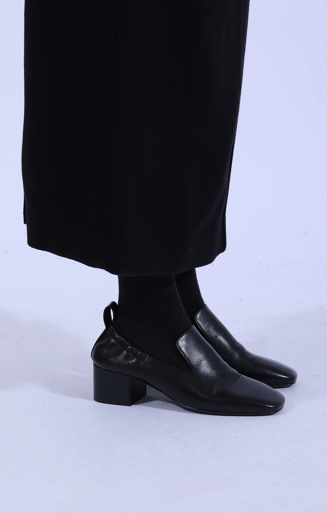 Moon Shoe Nappa Leather Black