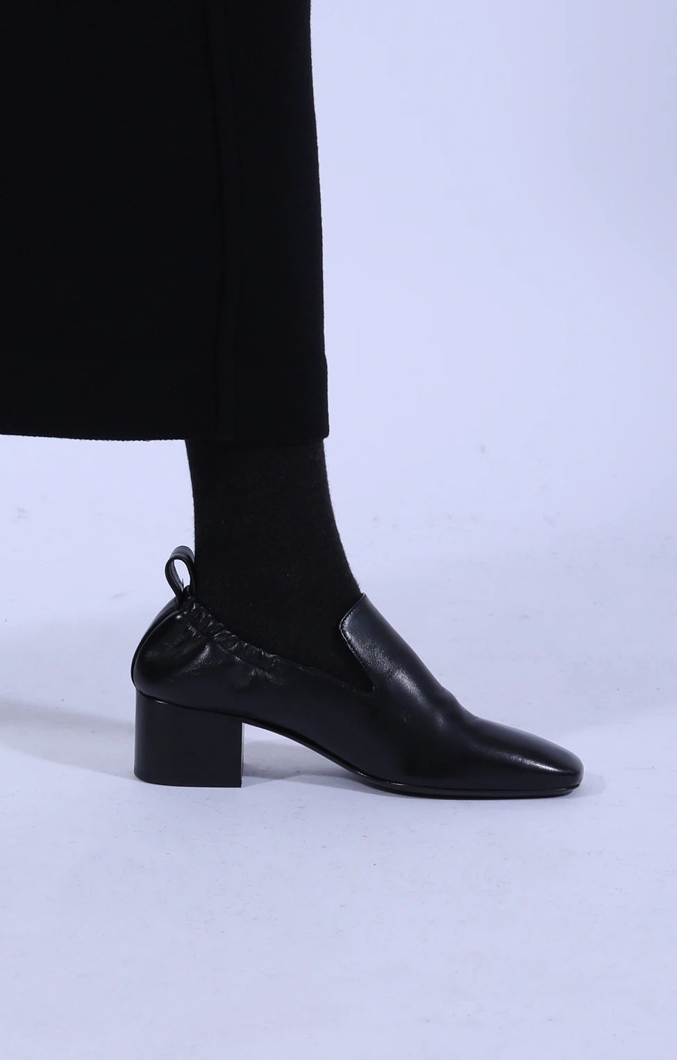 Moon Shoe Nappa Leather Black