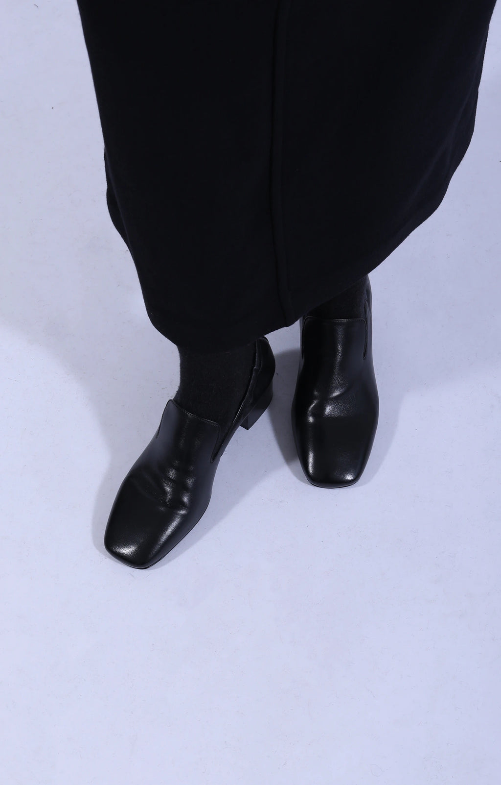 Moon Shoe Nappa Leather Black