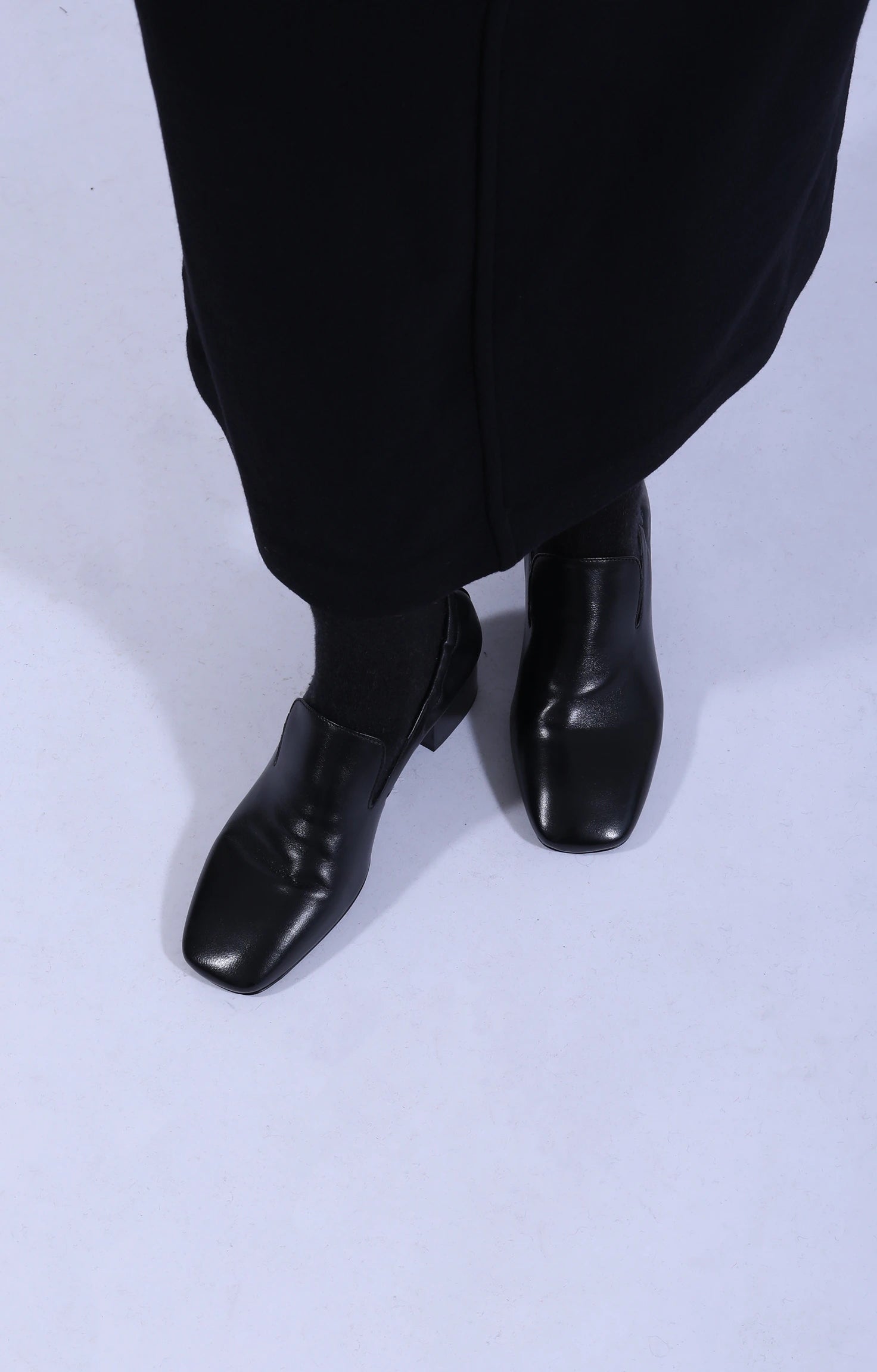 Moon Shoe Nappa Leather Black