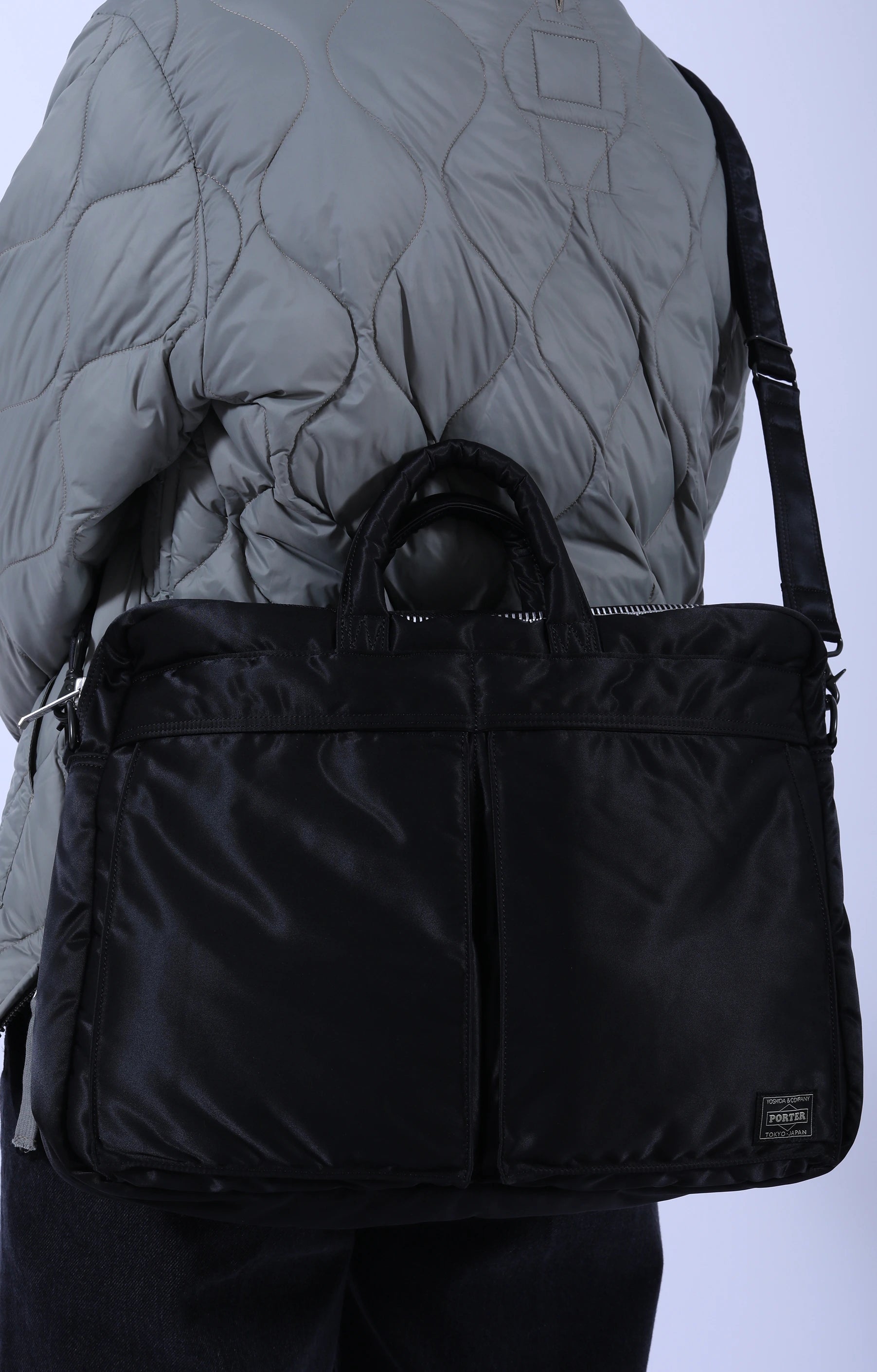 Tanker 2Way Document Bag Black