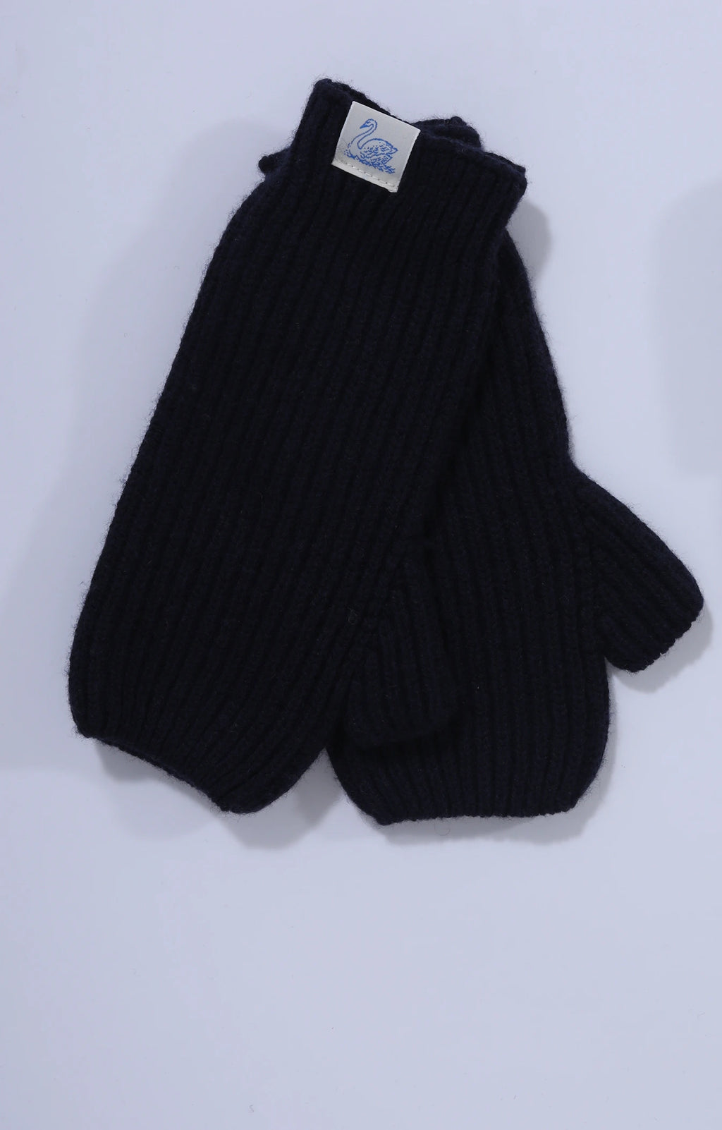 Wrist Warmers Merino-Silk-Cashmere Blend Dark Navy