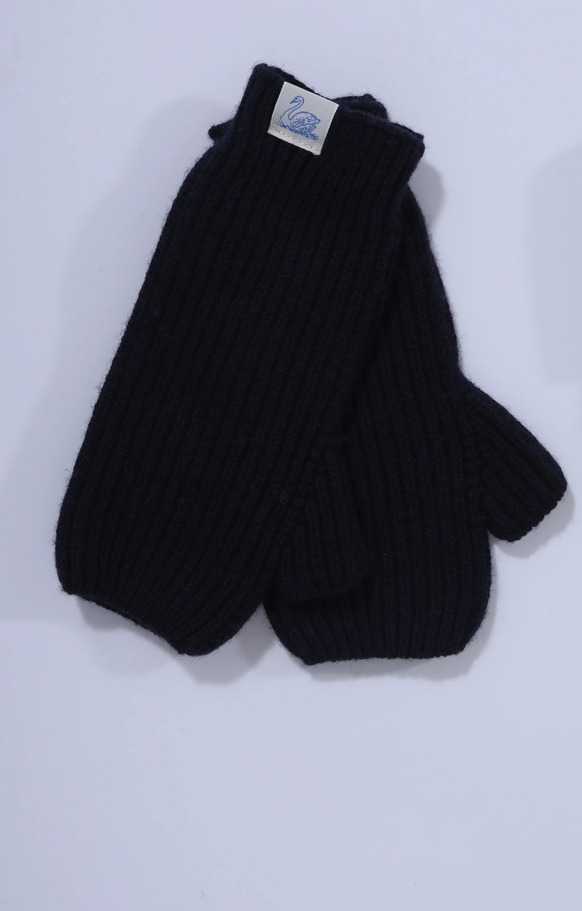 Wrist Warmers Merino-Silk-Cashmere Blend Dark Navy