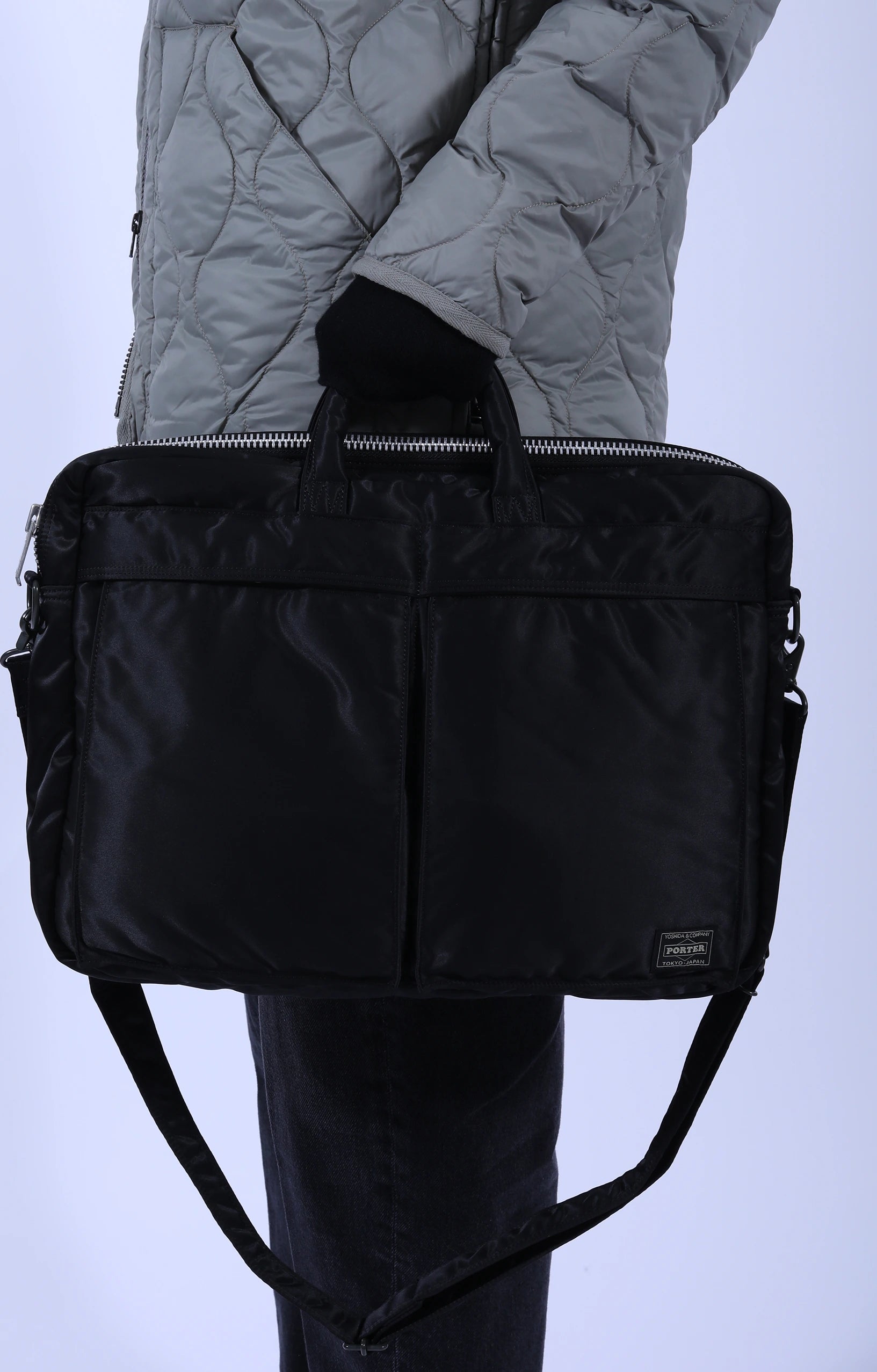 Tanker 2Way Document Bag Black