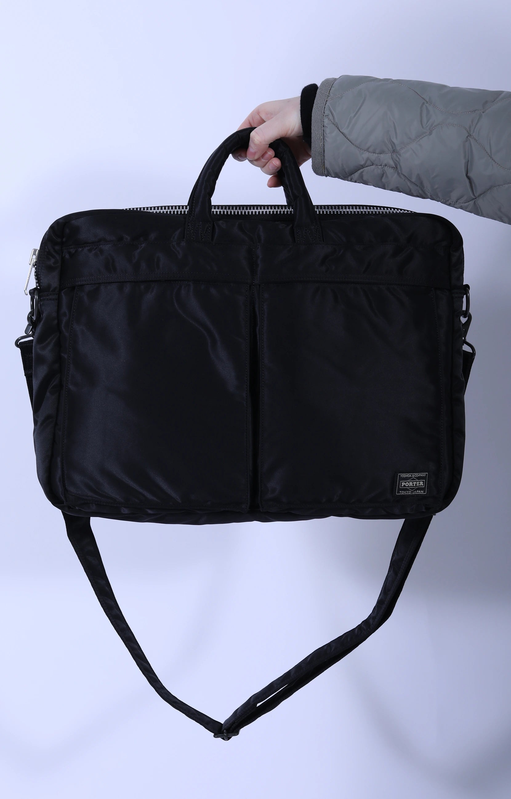 Tanker 2Way Document Bag Black