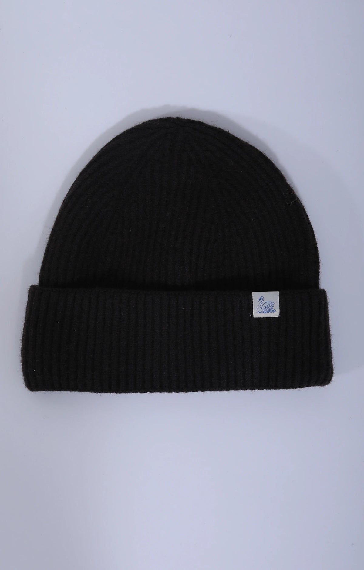 Ribbed Merino-Blend Beanie Espresso