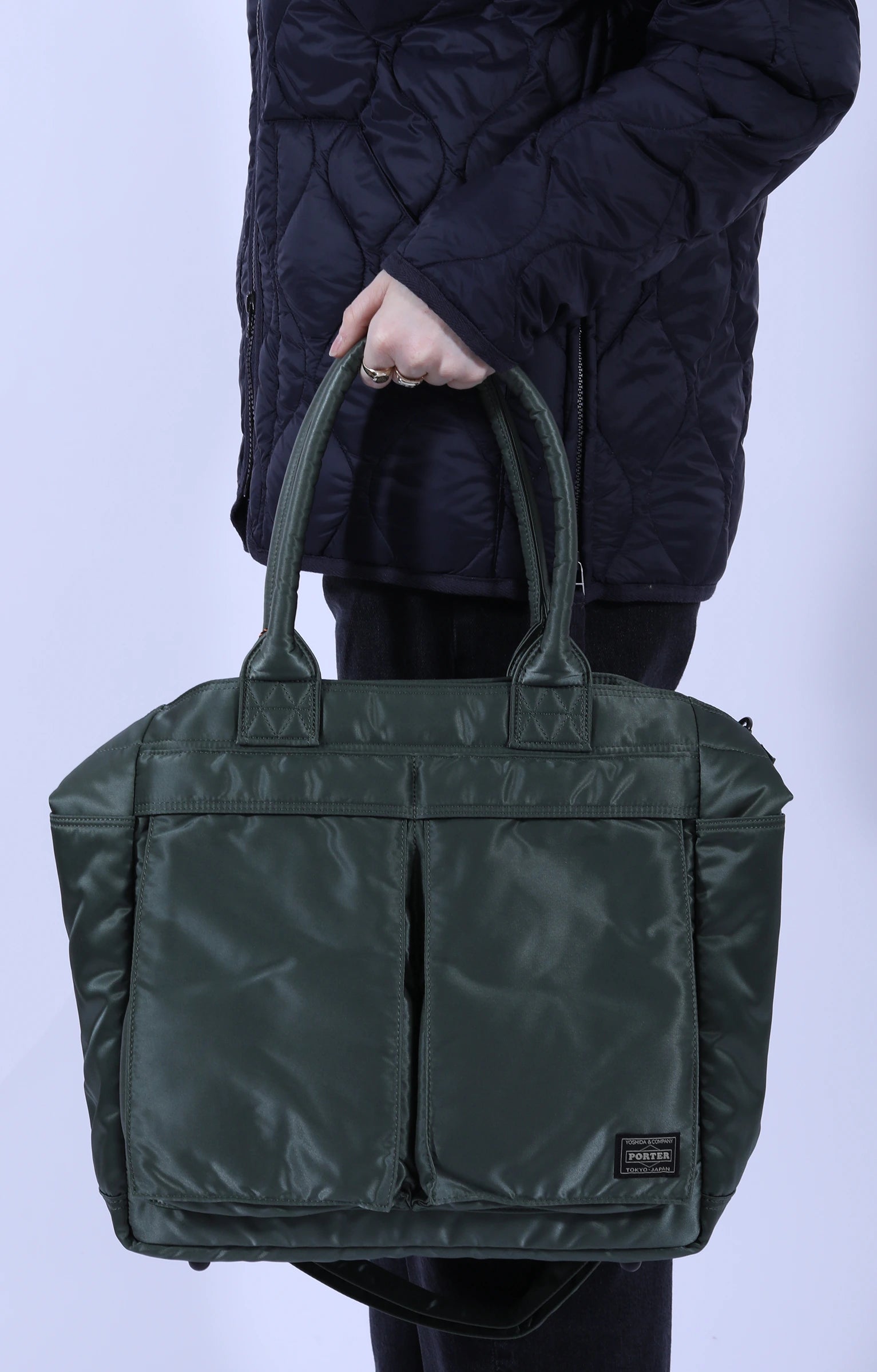 Tanker Tote Bag (L) Sage Green