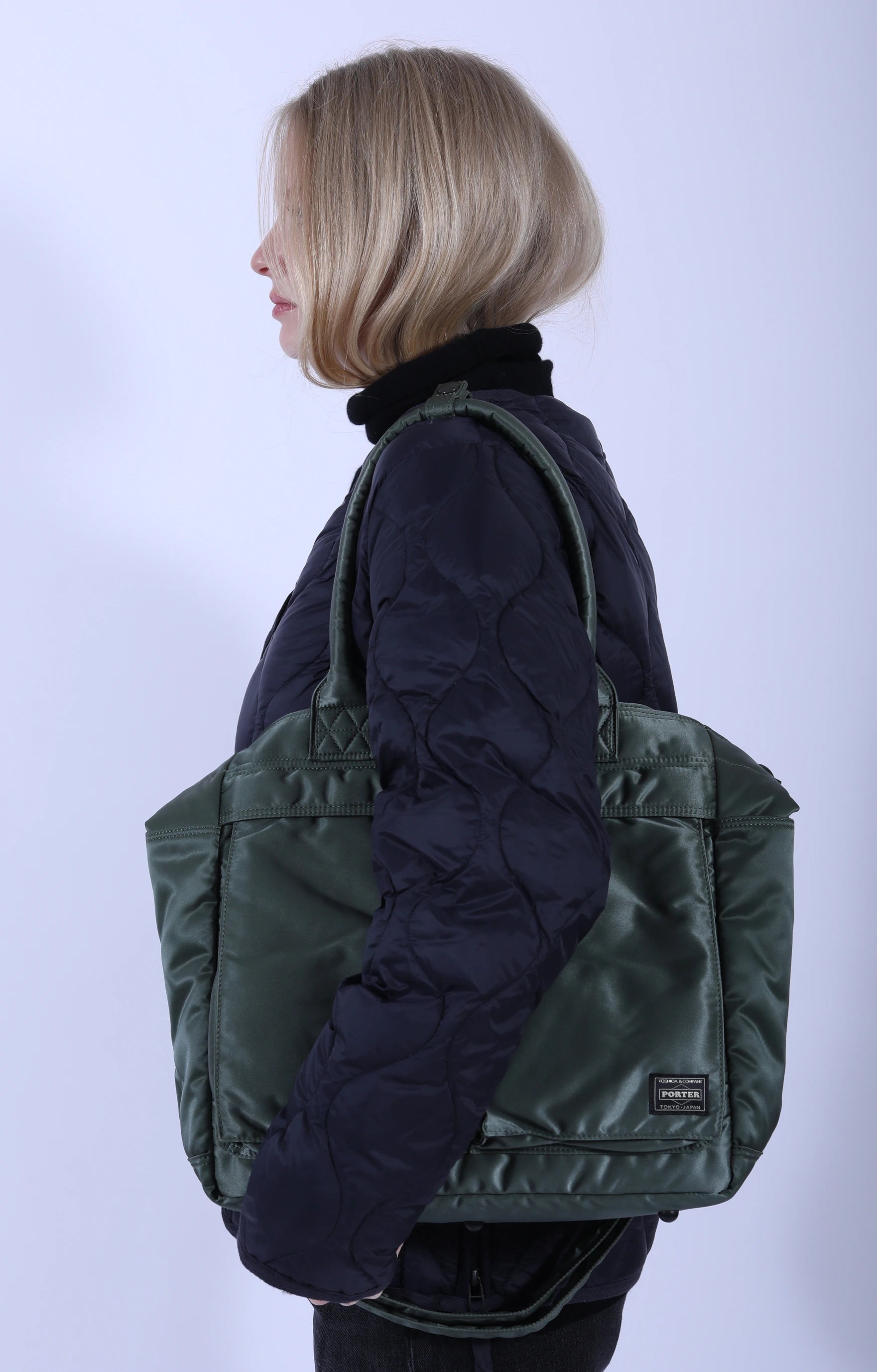 Tanker Tote Bag (L) Sage Green