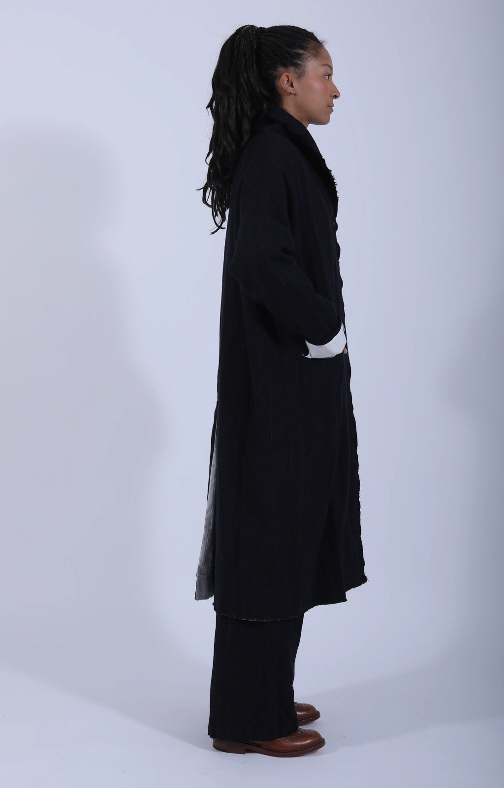 Mary Coat Navy
