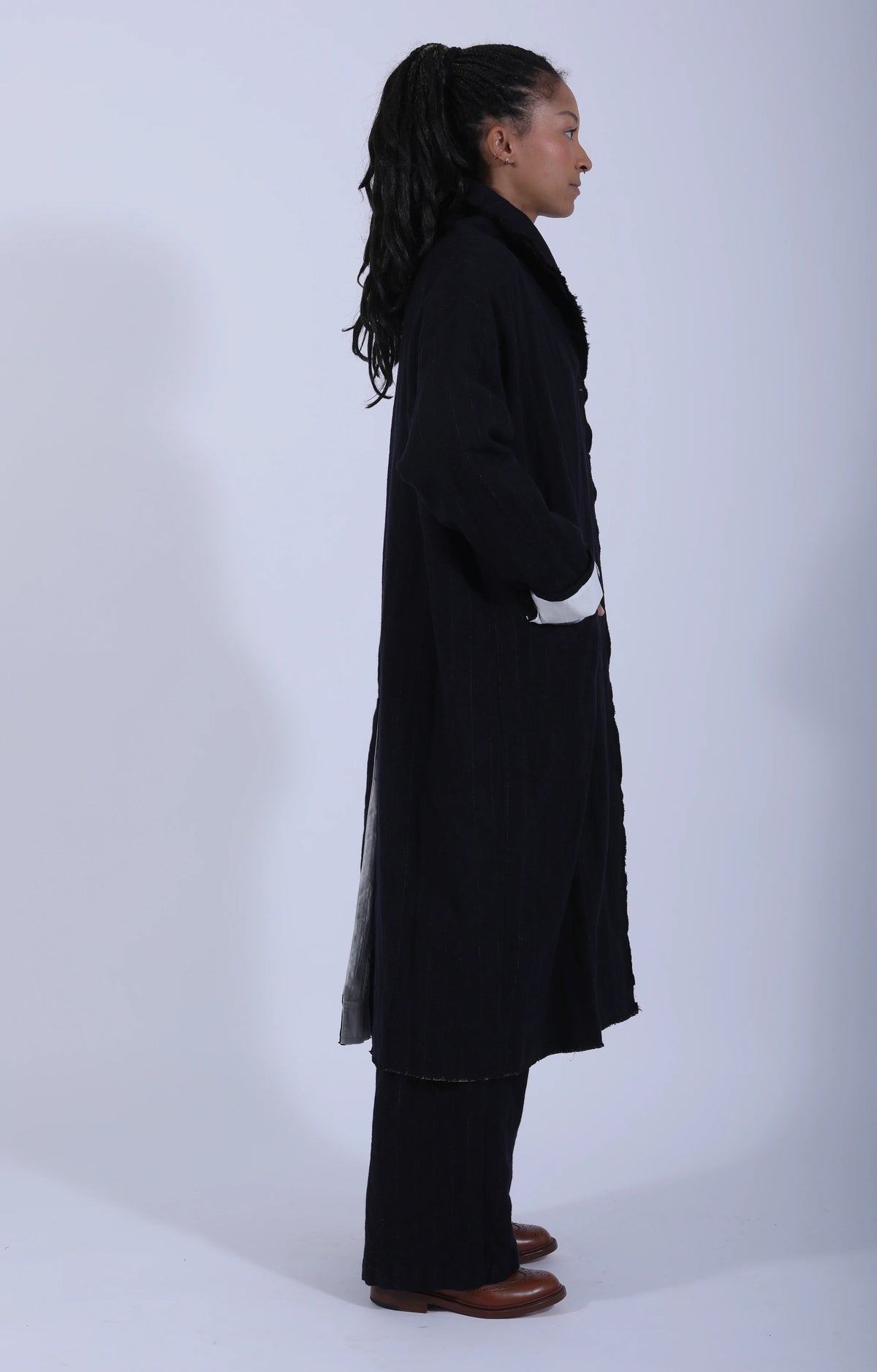 Mary Coat Navy