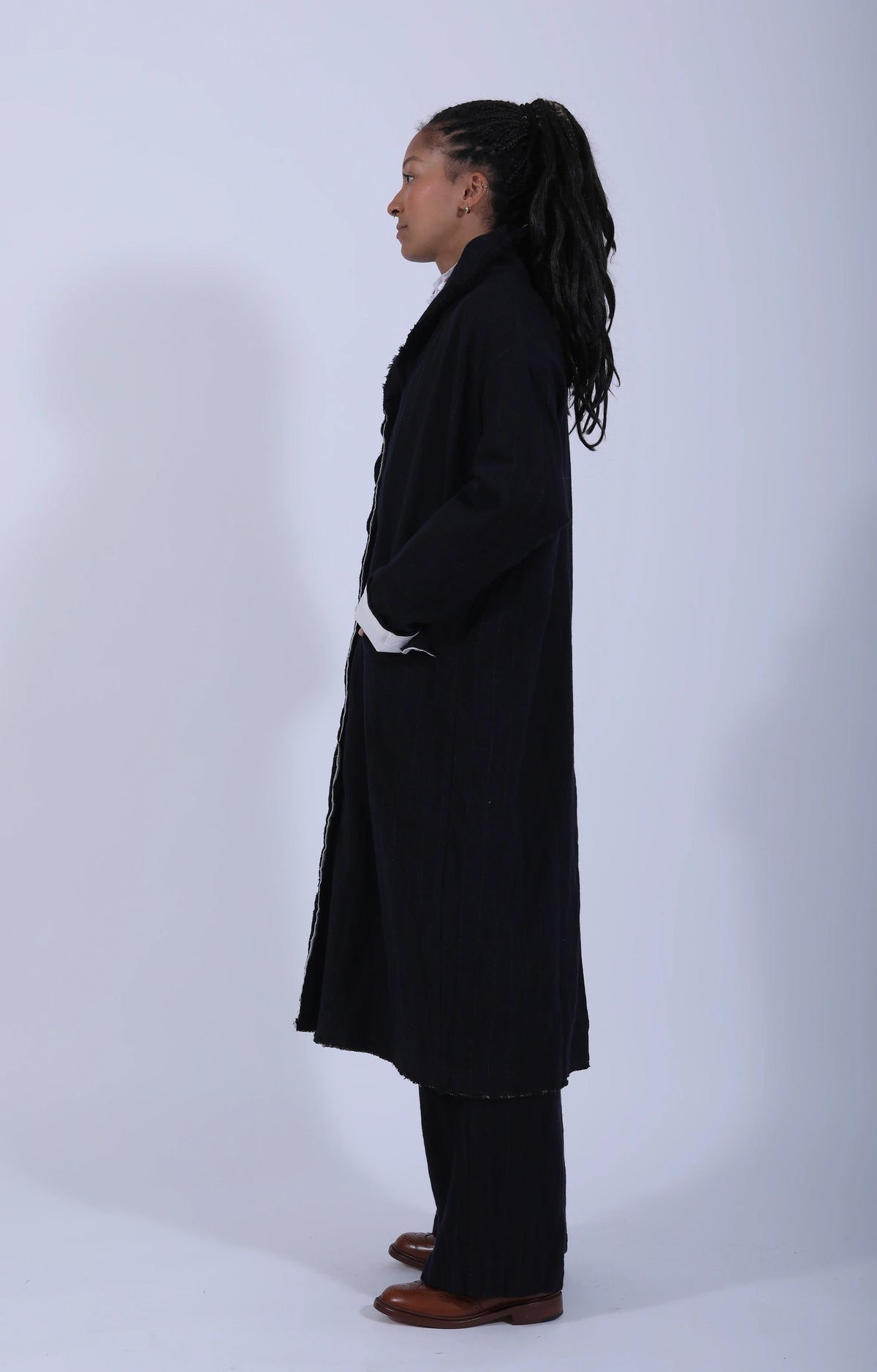 Mary Coat Navy