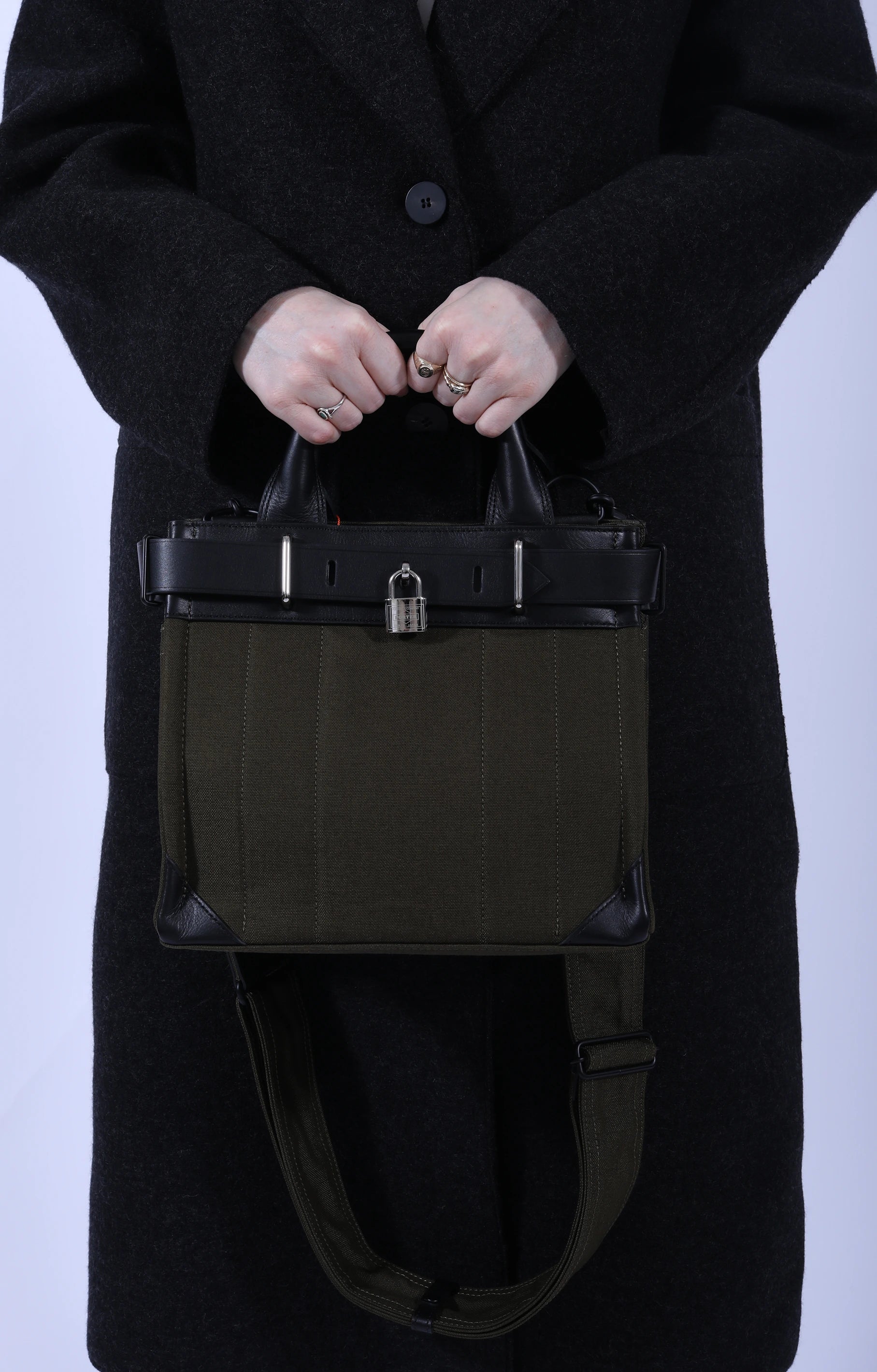 Porter Fork 2Way Tote Bag (S) Olive