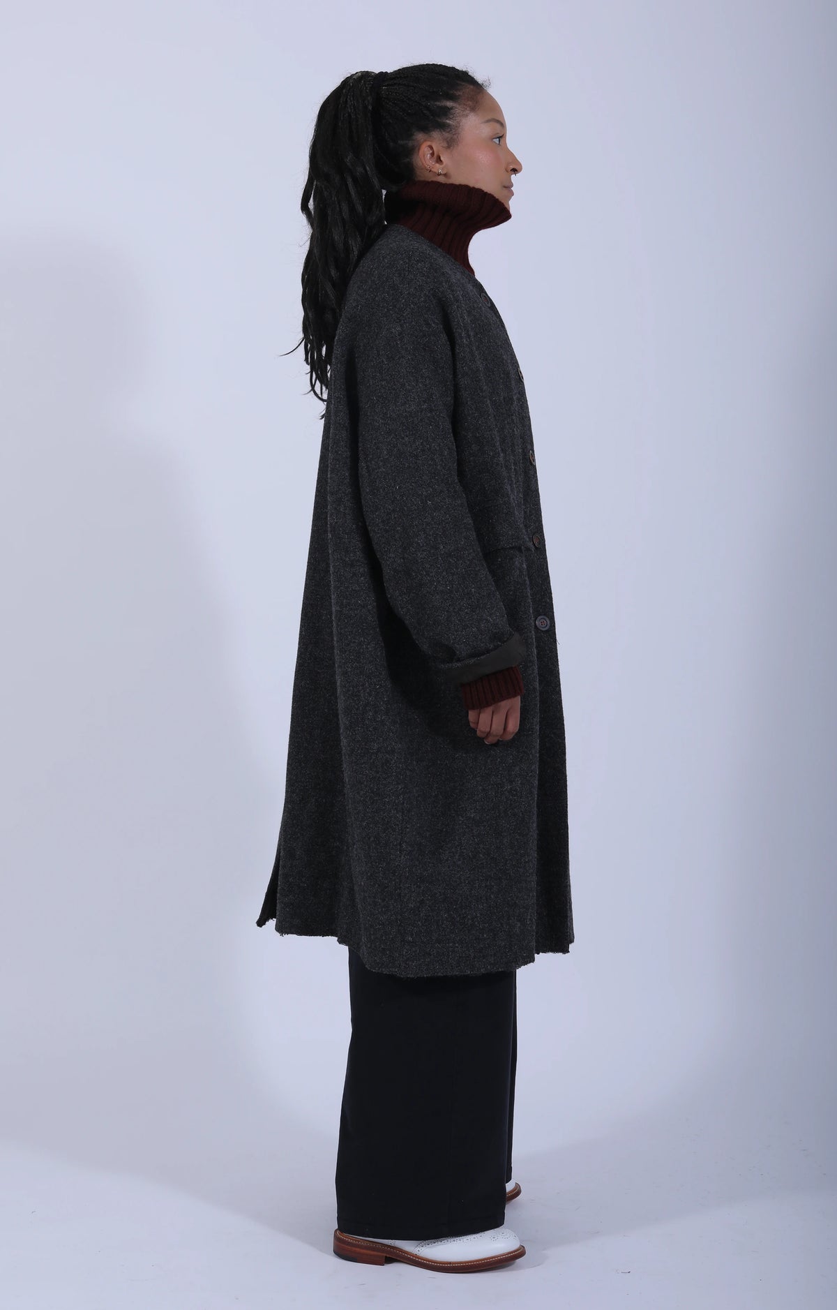 Marina Coat Charcoal