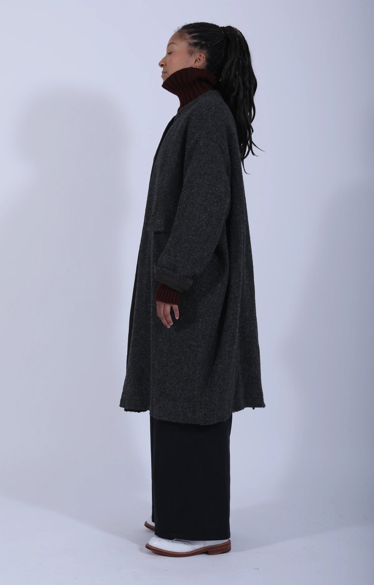 Marina Coat Charcoal