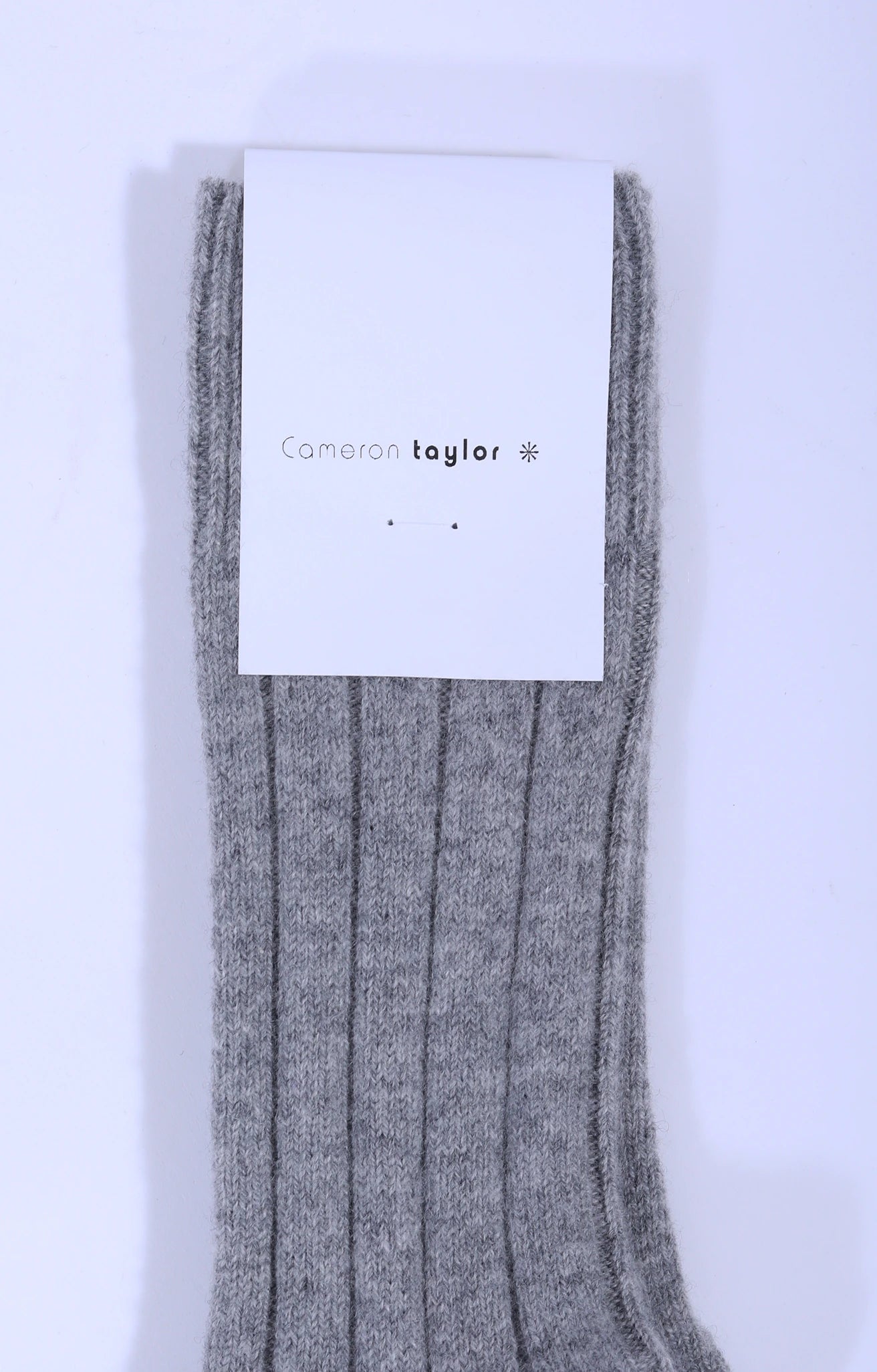 CT Rib Socks Light Grey