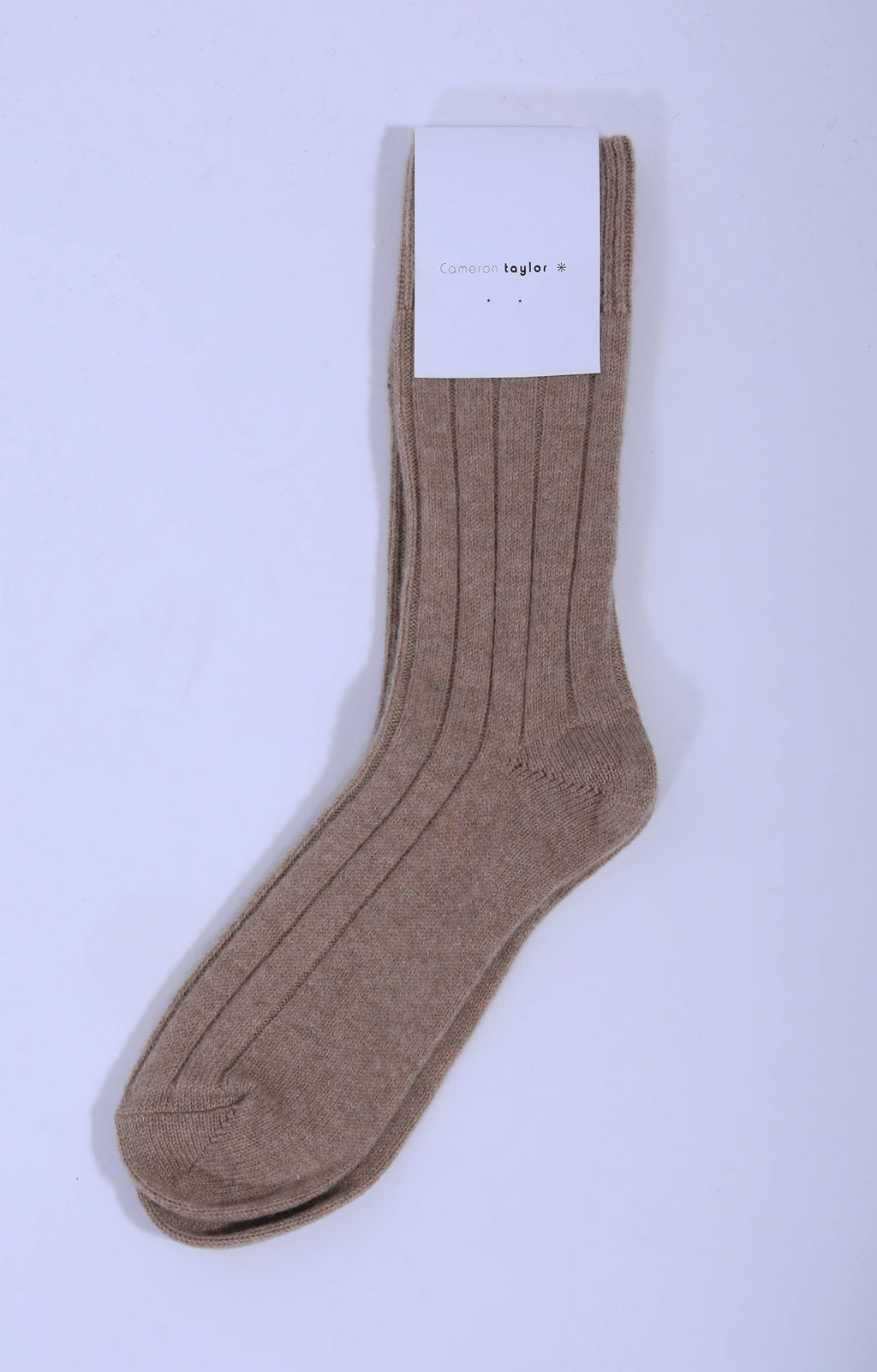 CT Rib Socks Beige