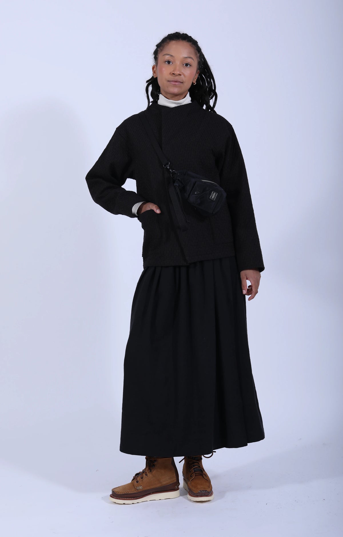 Women's Woven Skirt Black