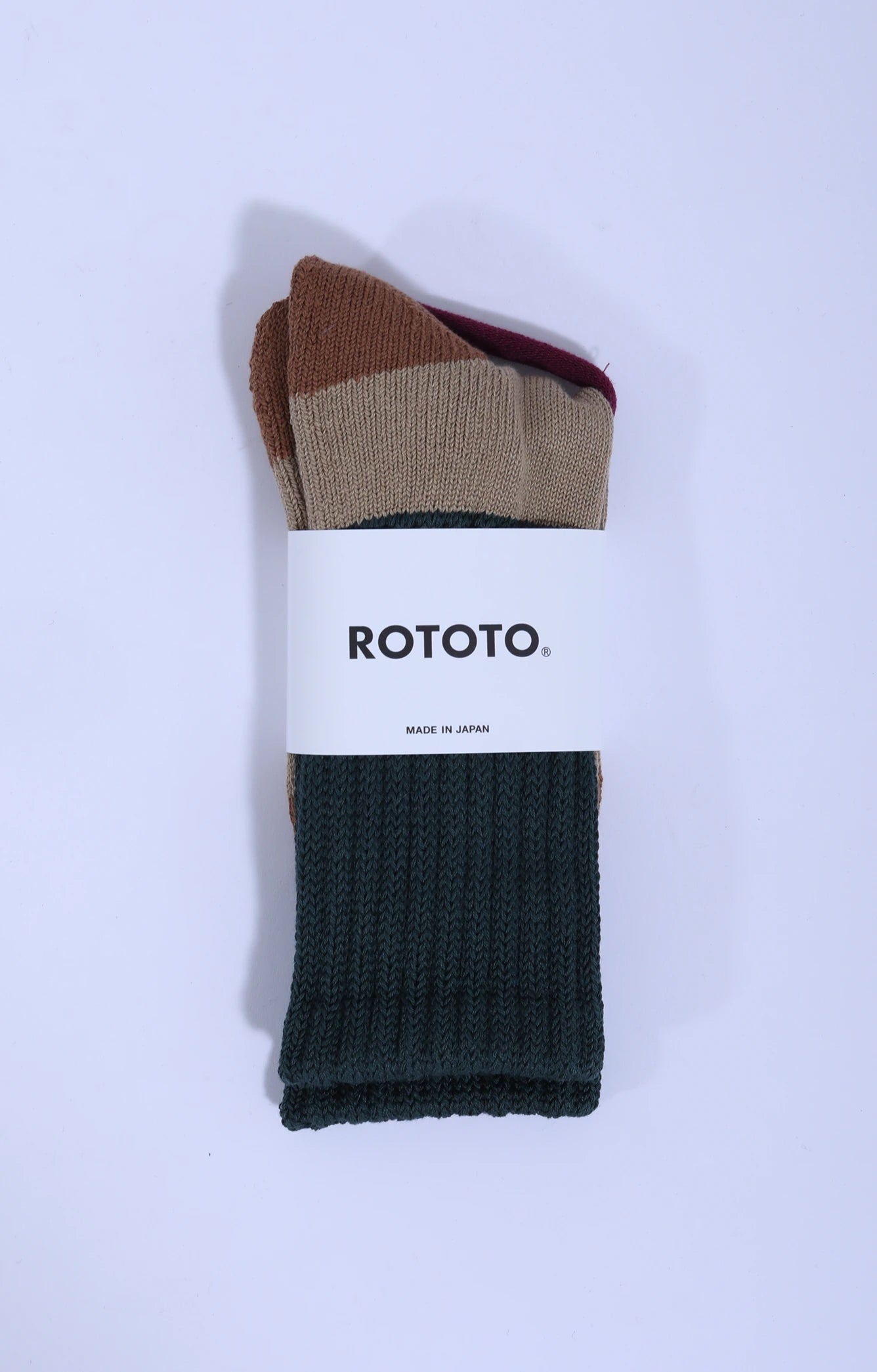 Loose Pile Socks Green/Khaki