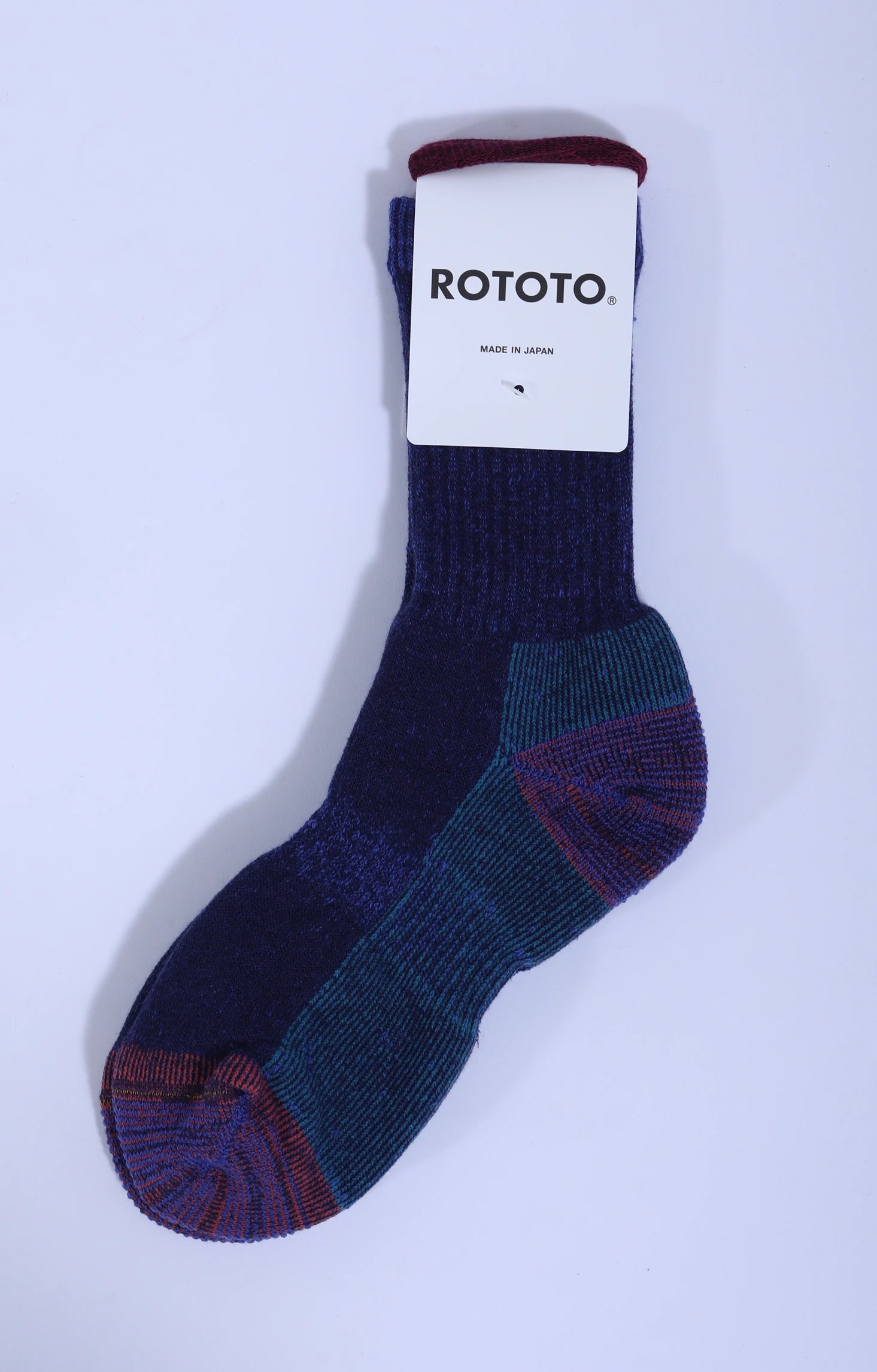 Double Face Merino Socks D.Blue