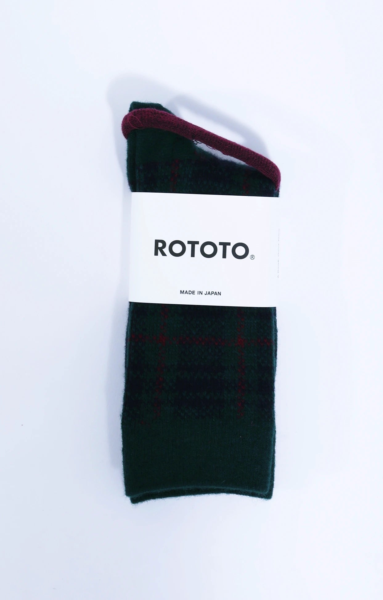 Check Pattern Socks Green/Navy