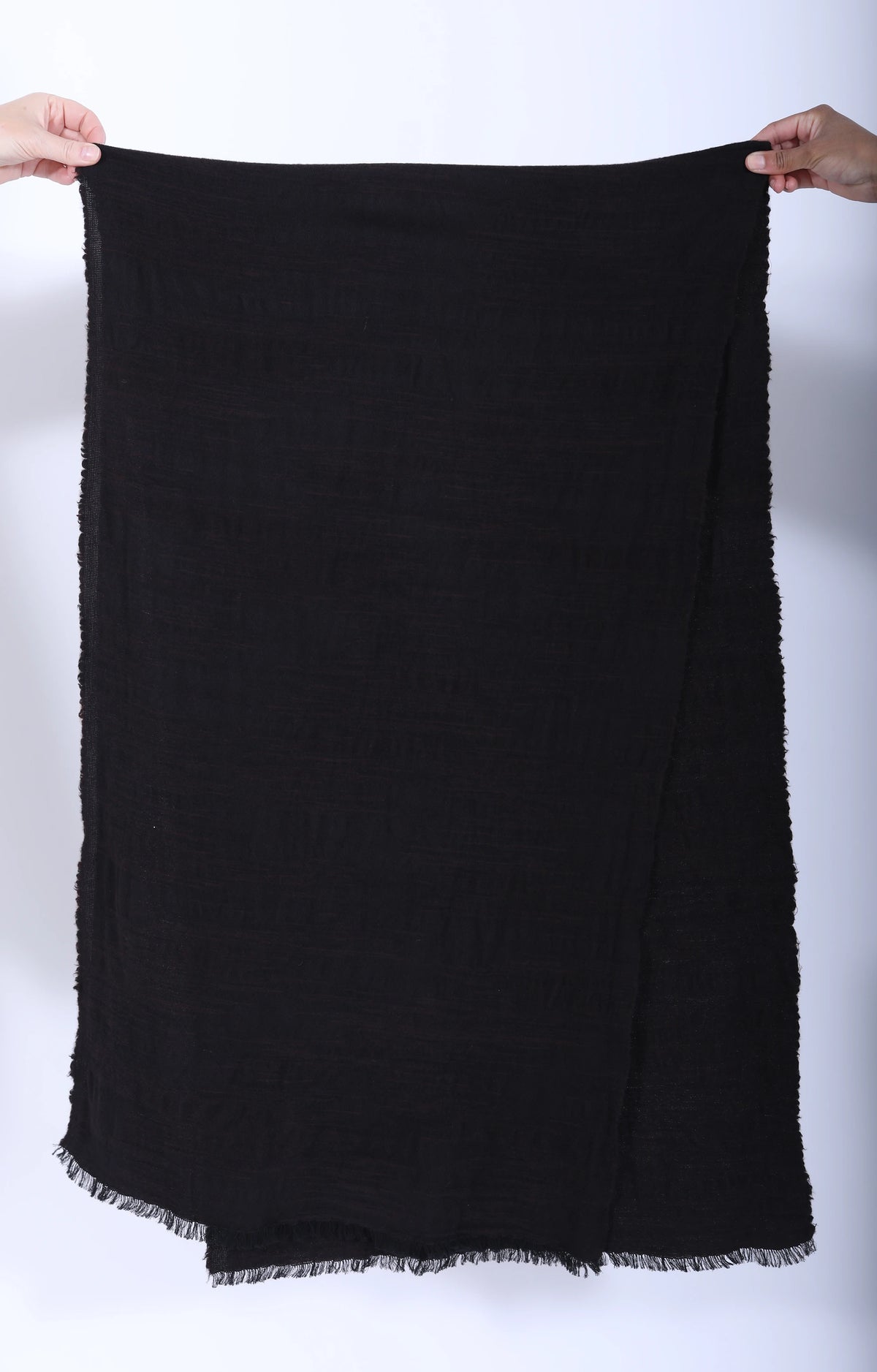 Women's Woven Scarf Dark Brown